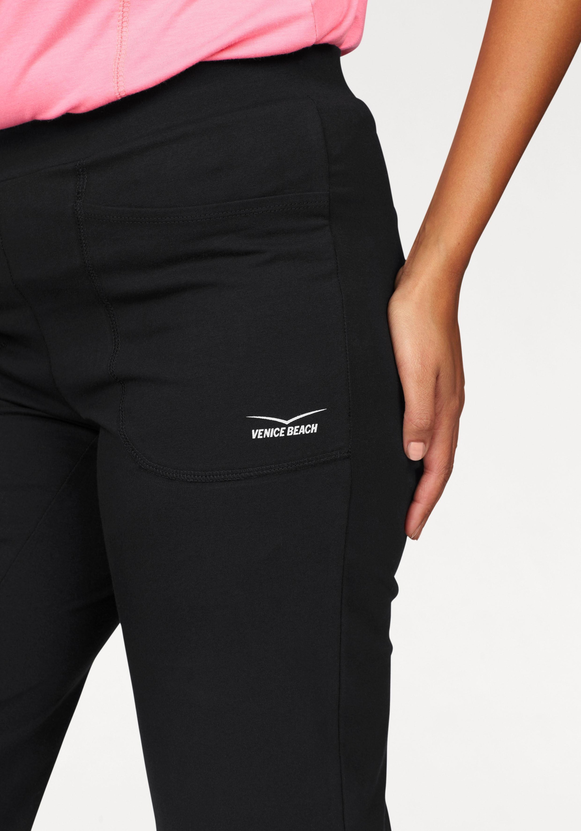 Venice Beach 3/4-Hose  Elastisches Material mit Seitentaschen in 3/4 Länge