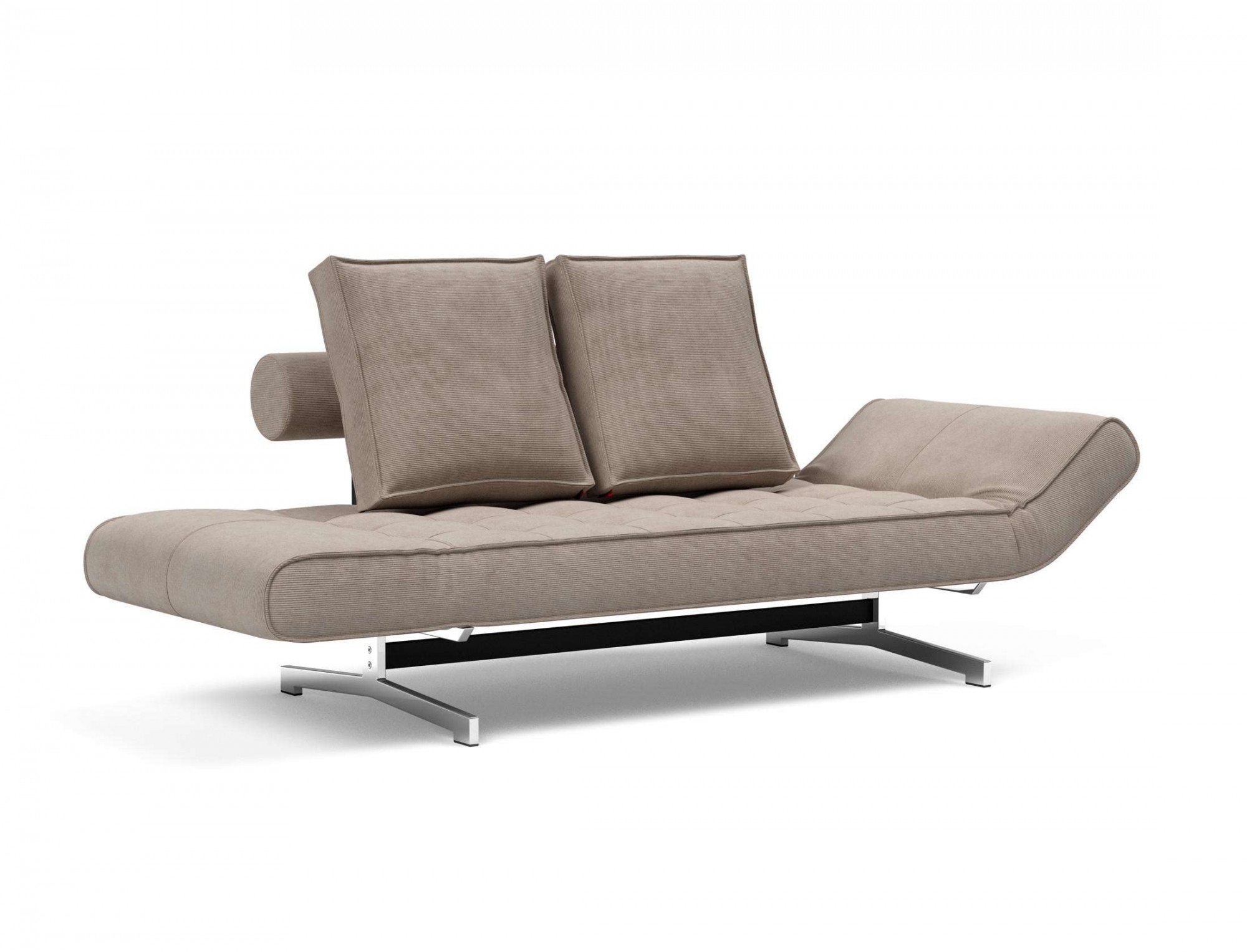 INNOVATION LIVING ™ 3-Sitzer »Ghia Schlafsofa, Multi-Wohlfühlsofa, OTTOs Choice, Designfuß«, eine große Liegefläche mit geringer Stellfläche, beidseitig abklappbar