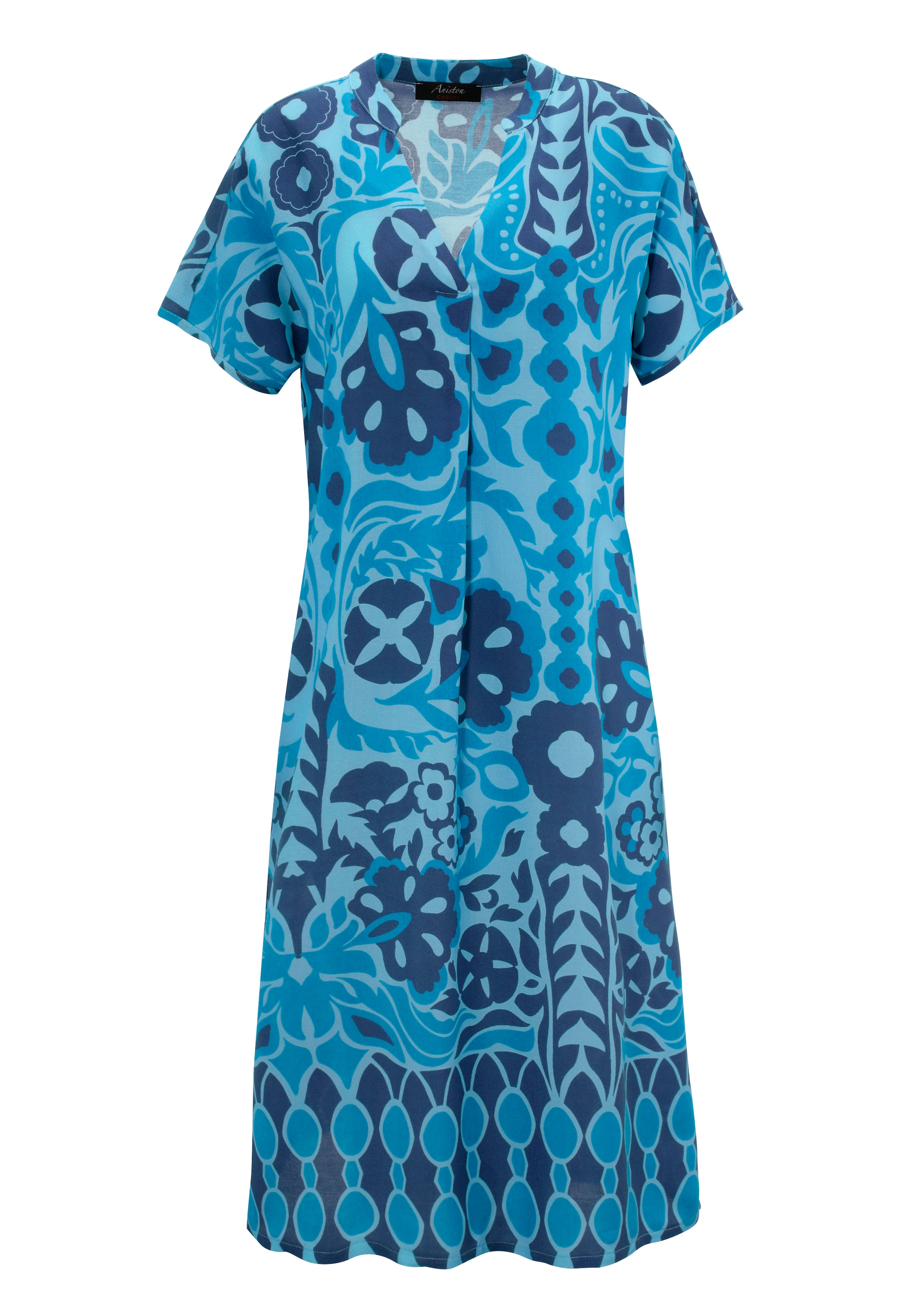 Aniston CASUAL Sommerkleid, mit extravagantem, grafischen Druck