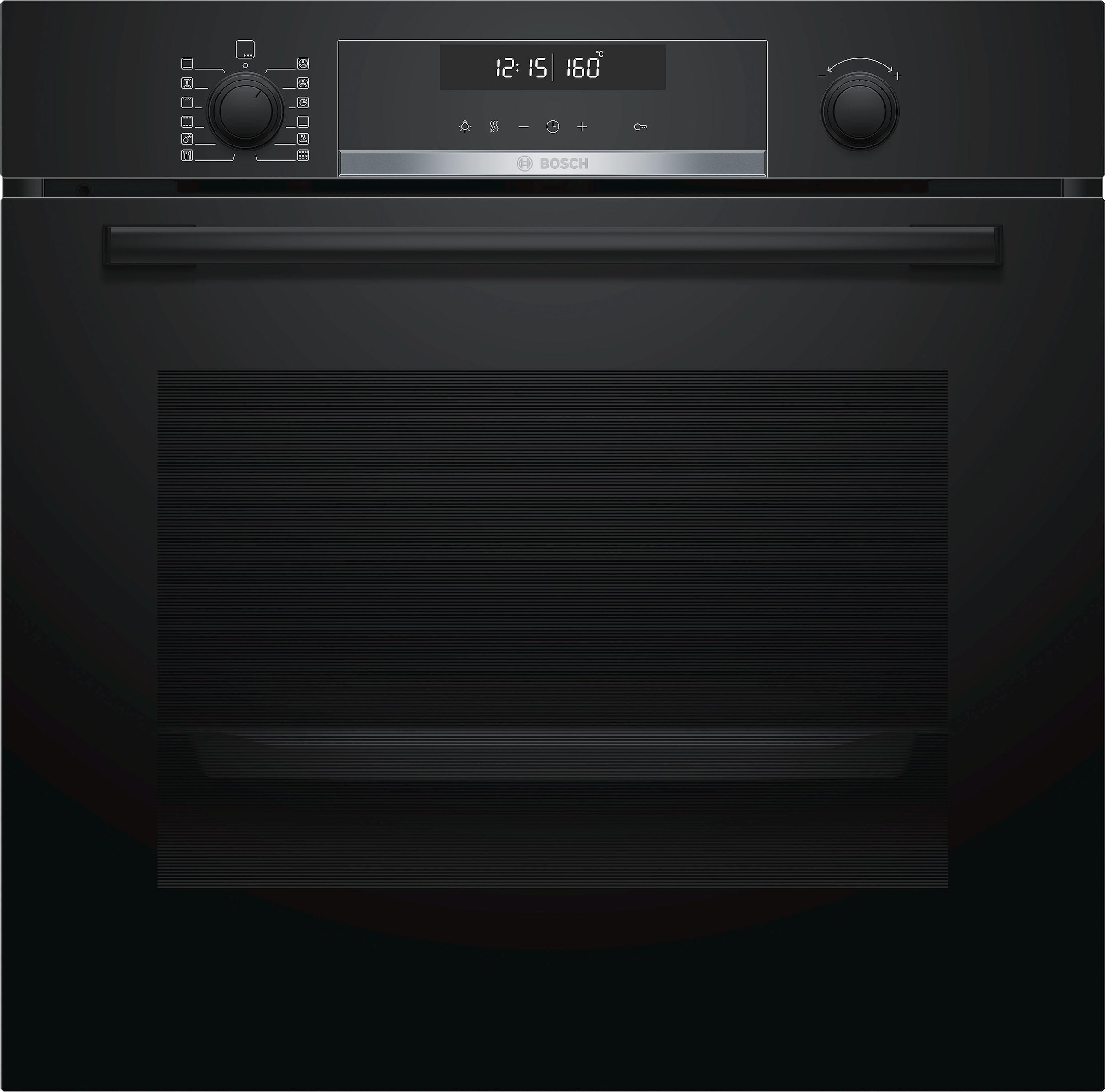 3. Bild von BOSCH Pyrolyse Backofen »HBA578BS0«, Serie 6, HBA578BB0, mit Teleskopauszug nachrüstbar, Pyrolyse-Selbstreinigung