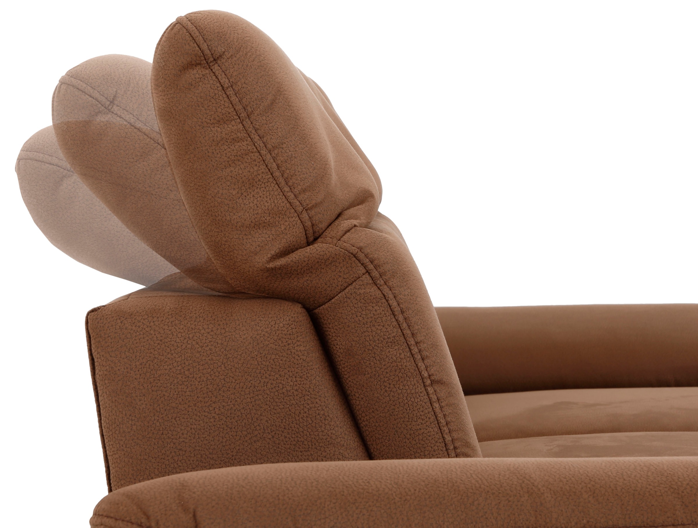 Home affaire Ecksofa »Mauritius L-Form«, mit Kopfteil- und Armlehnverstellung, mit Bettfunktion und Bettkasten