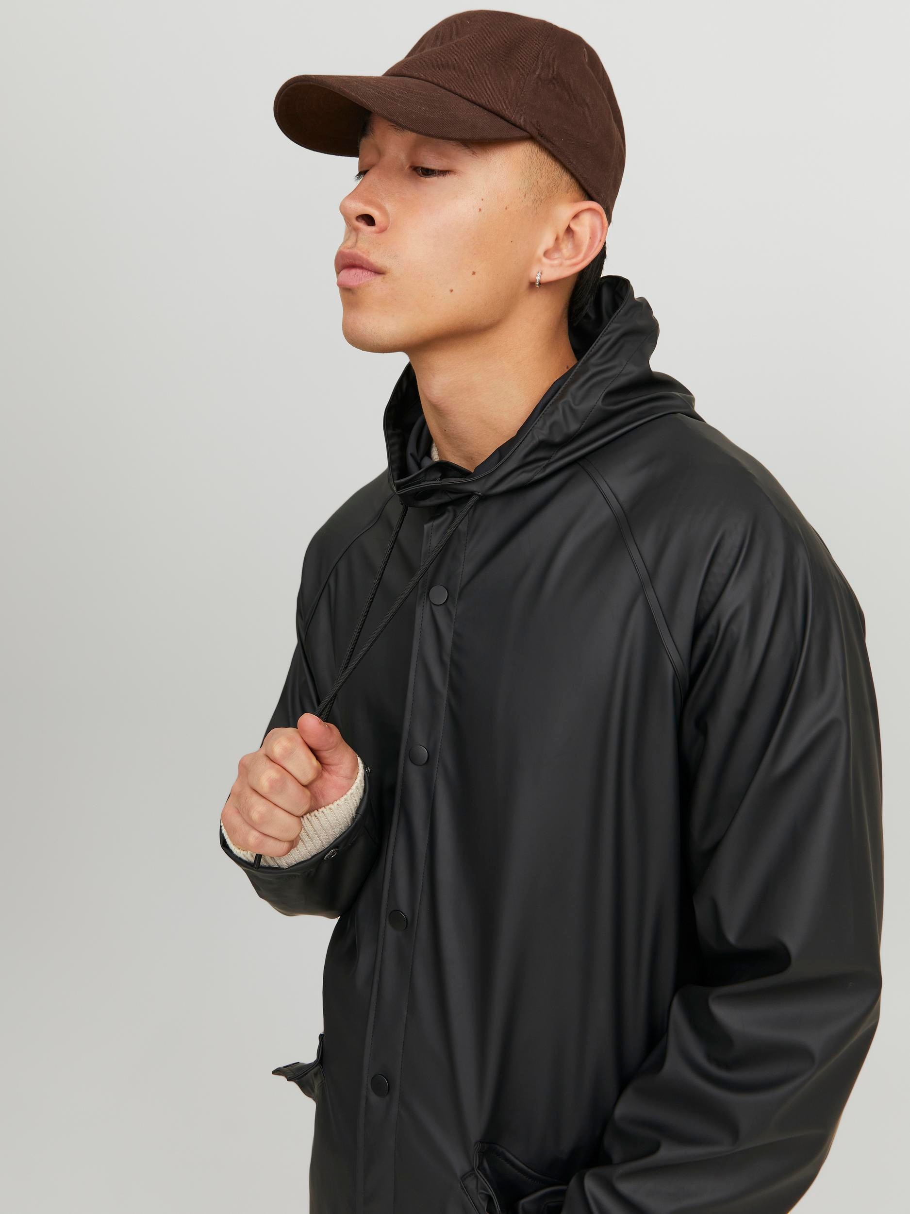 Jack & Jones Regenjacke »JJEURBAN RAIN COAT NOOS«, mit Kapuze