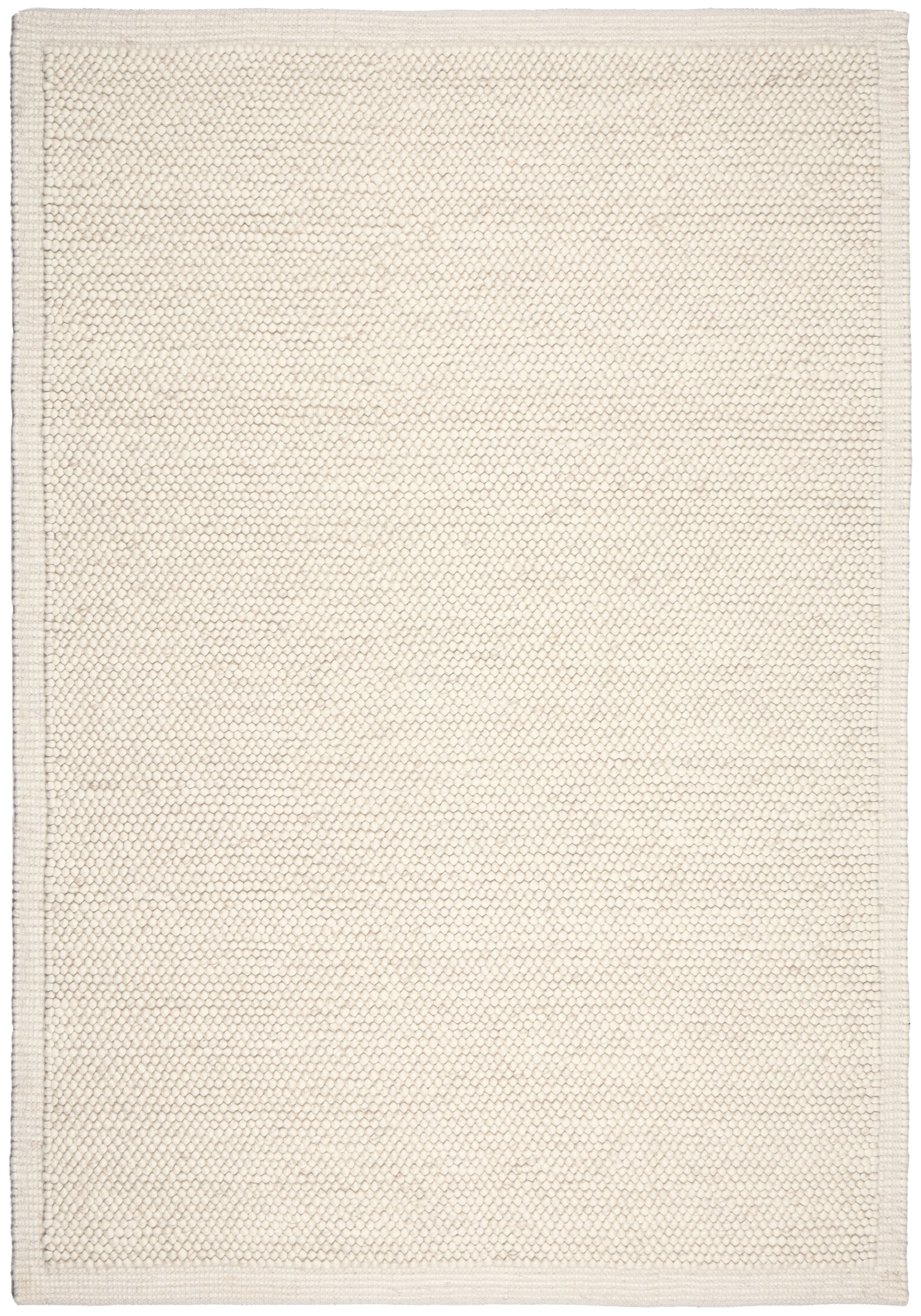 my home Wollteppich »Wolly Rahmen, Wolle«, rechteckig, 14 mm Höhe, Handweb günstig online kaufen