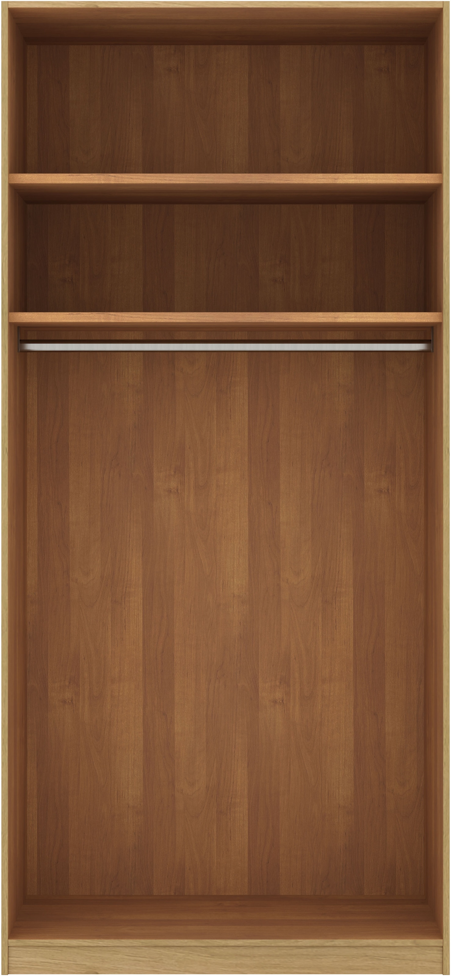 Musterring Drehtürenschrank »Savona, Kleiderschrank, Schrank, Garderobe, teilmassiv Eiche« mit Türdämpfern, mit Spiegel oder Glas, extra Böden, MADE IN GERMANY,  Türen in Bianco-Eiche massiv, Spiegel-/Glastüren, verschiedene Größen