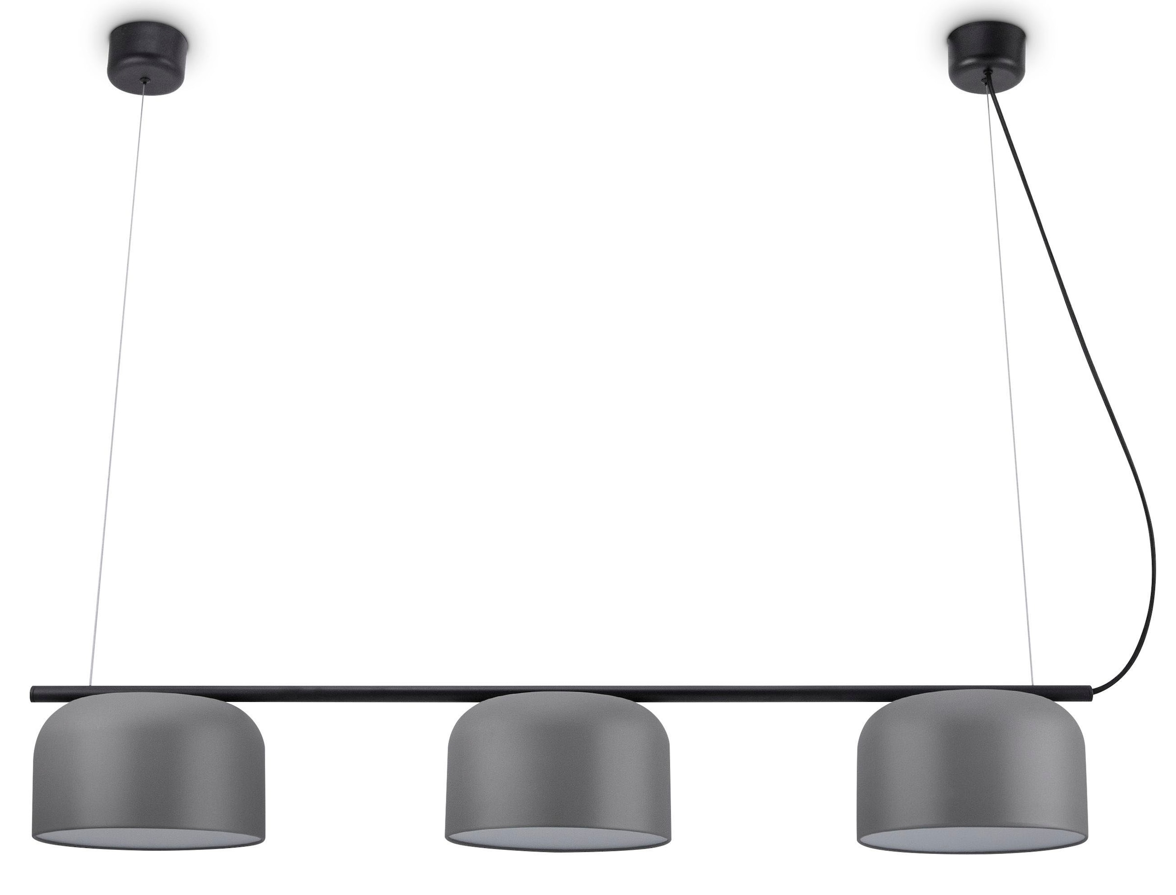 Paco Home Pendelleuchte »BOWL«, 3 flammig, Leuchtmittel E27   ohne Leuchtmi günstig online kaufen