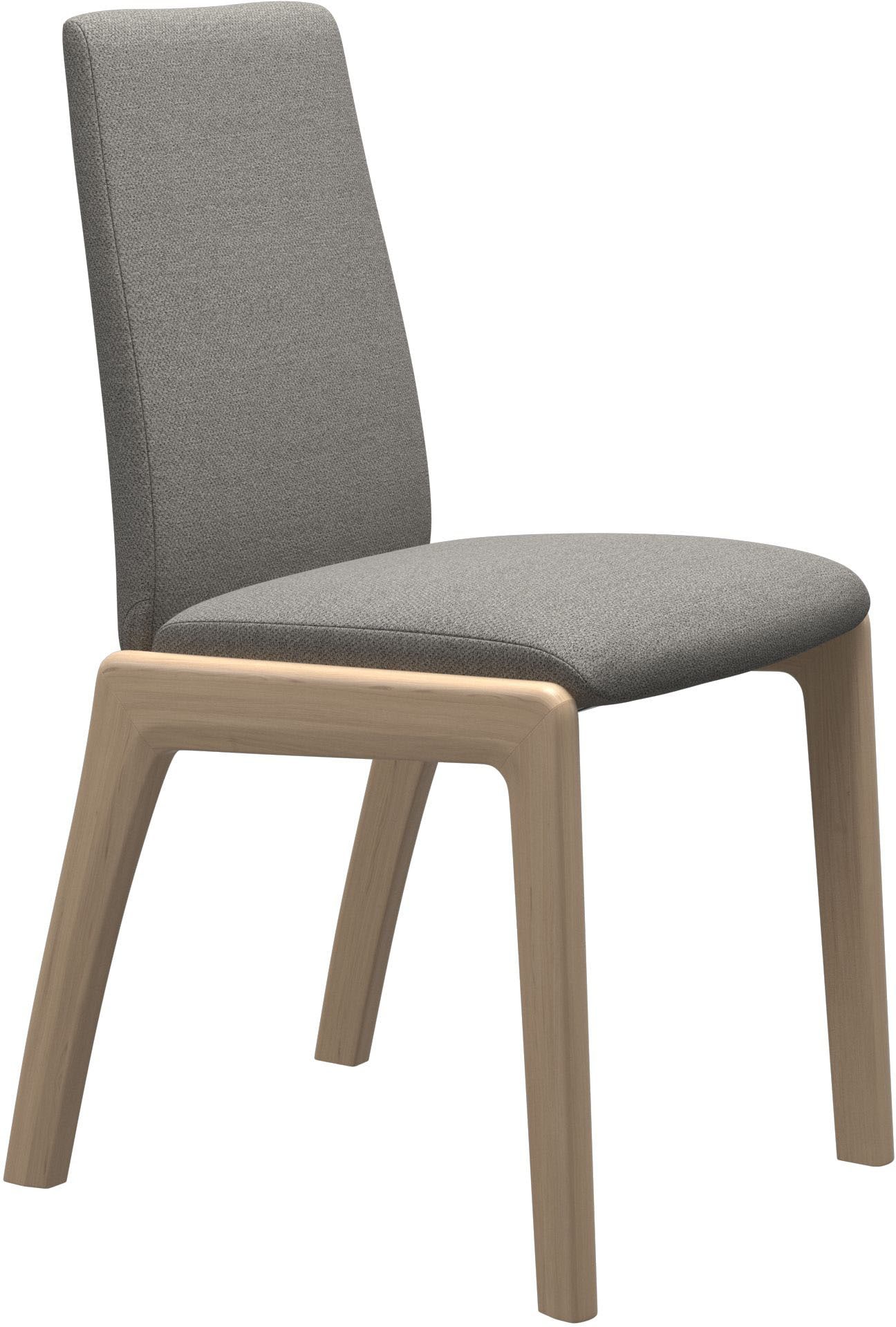 Stressless® Polsterstuhl »Laurel«, ROHLEDER Stoff Q2 FARON, Low Back, Größe M, mit abgerundeten Beinen in Eiche natur