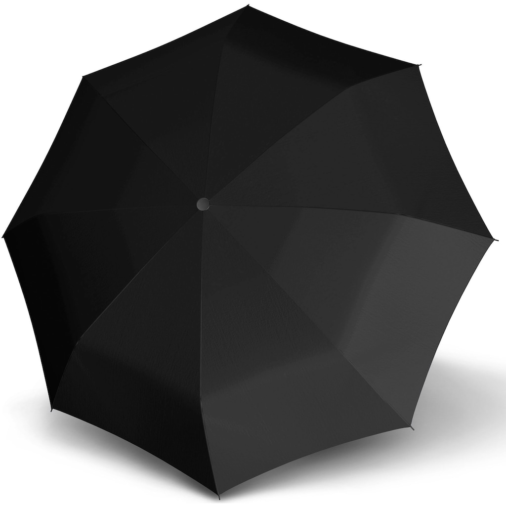doppler® Taschenregenschirm »Fiber Magic Herren, uni, schwarz«, für Herren