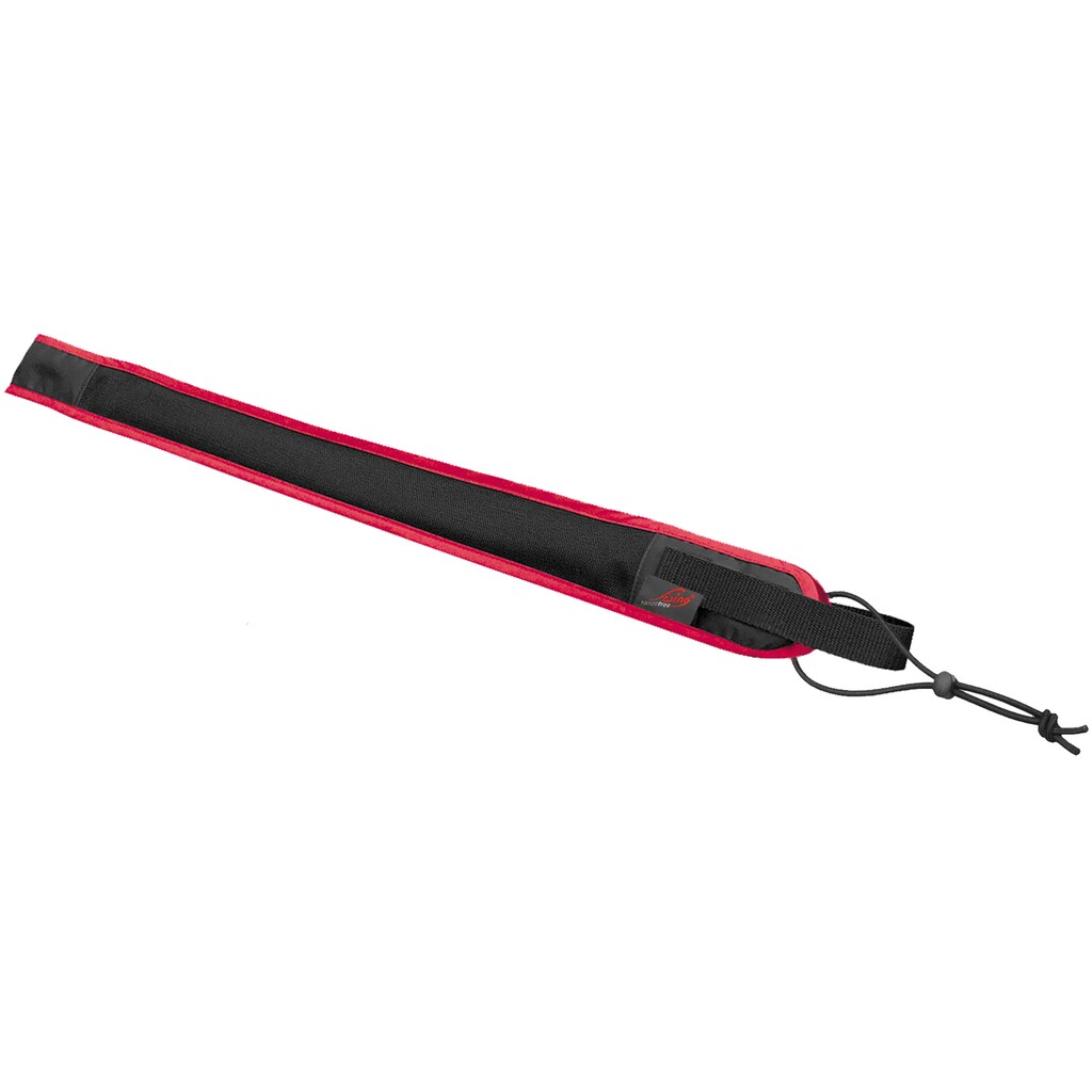 EuroSCHIRM® Stockregenschirm »Swing handsfree, rot«, handfrei tragbar