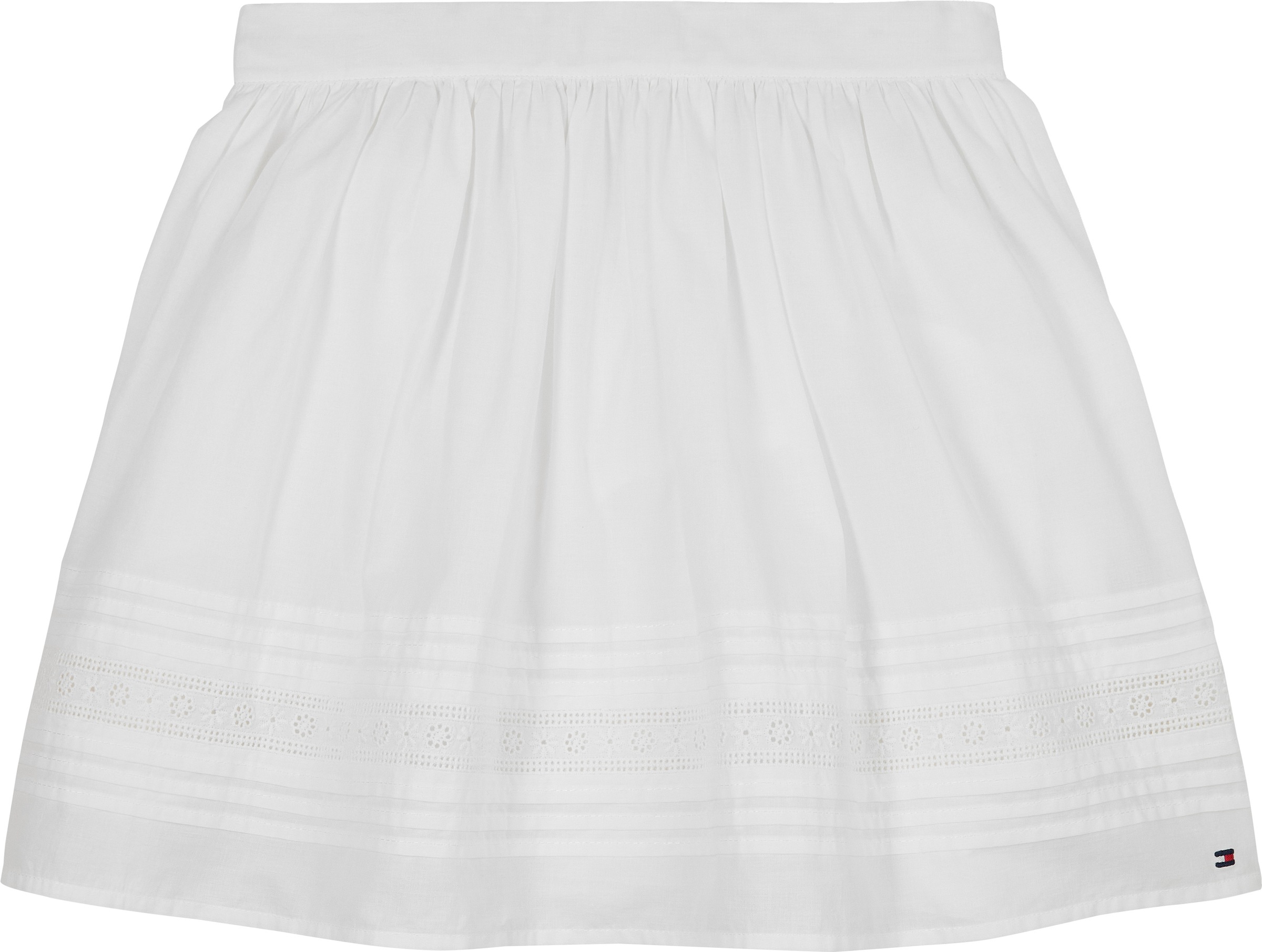 Tommy Hilfiger Webrock »EMBROIDERED TAPE SKIRT« für Kinder bis 16 Jahre, mit Stickerei