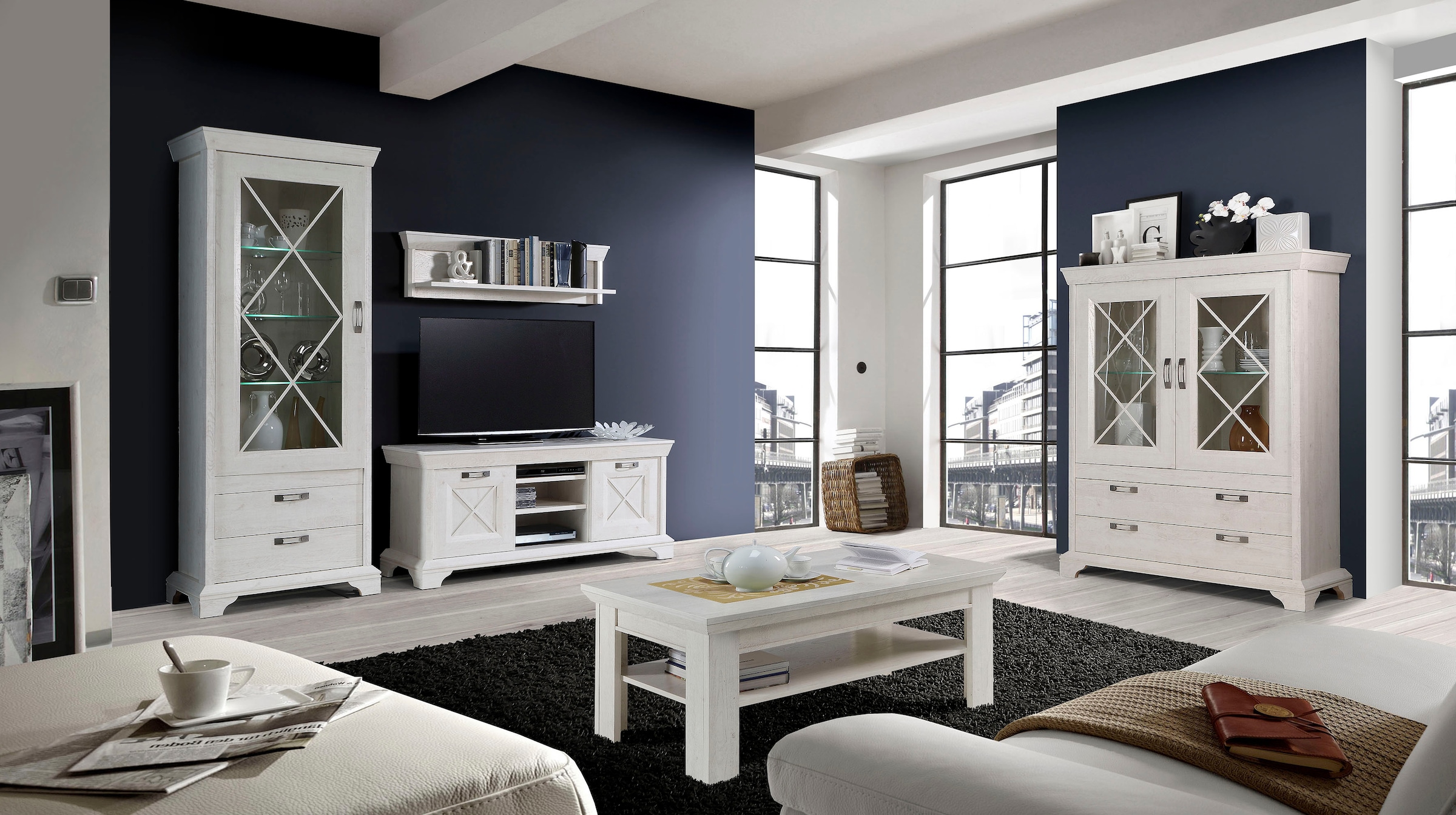 FORTE Highboard »Kashmir«, Breite 123 cm