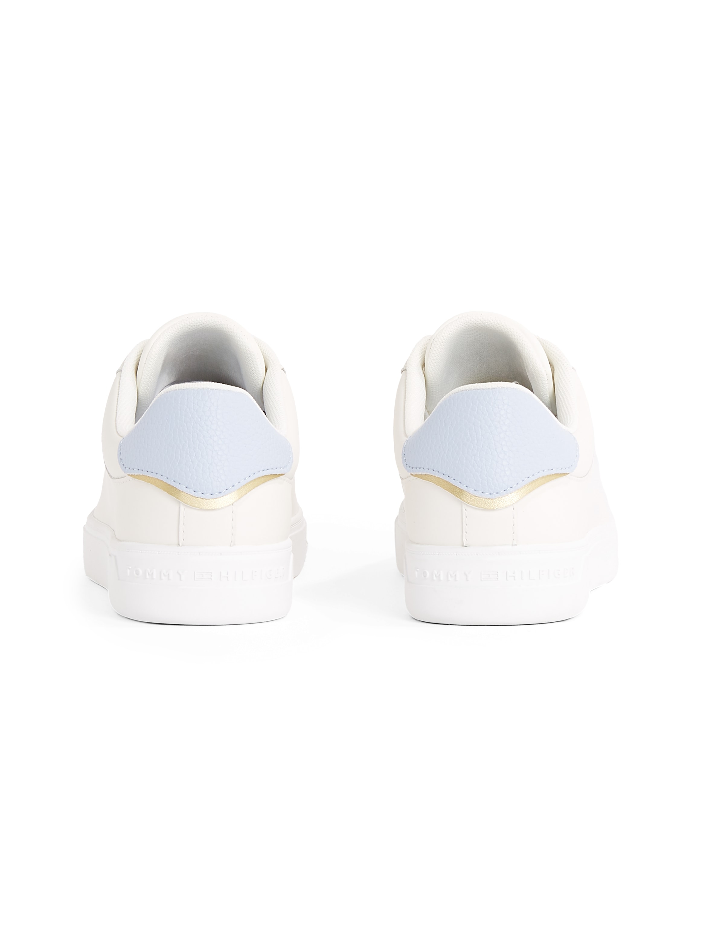 Tommy Hilfiger Plateausneaker »ESSENTIAL COURT SNEAKER«, Freizeitschuh, Halbschuh, Schnürschuh mit Logoschriftzug