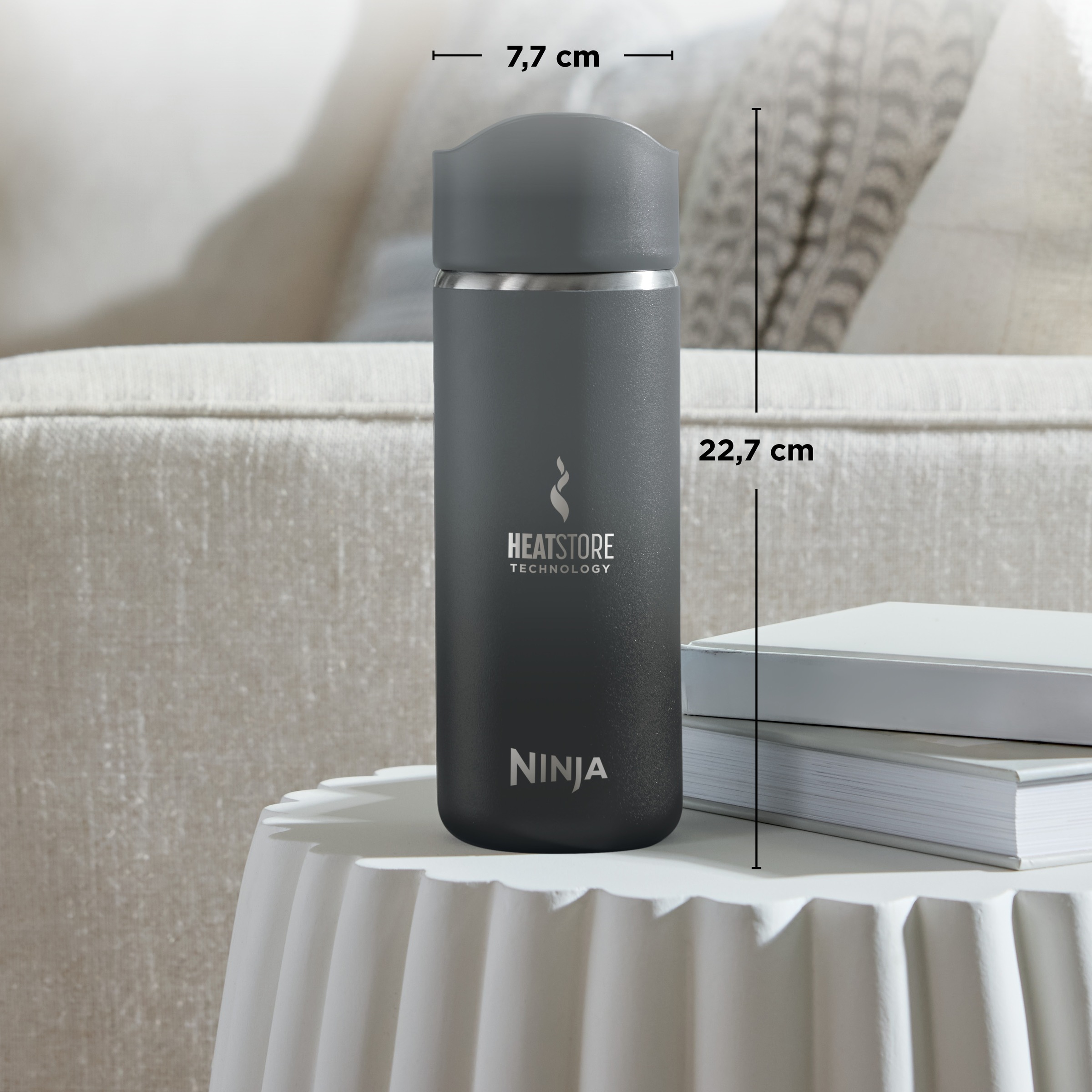 NINJA Isolierflasche »Ninja Sip Perfect Reisebecher - 300 ml DW1203EUU / 400 ml DW1603EUU«, Kontrollierte Wärme für den perfekten Schluck, jedes Mal