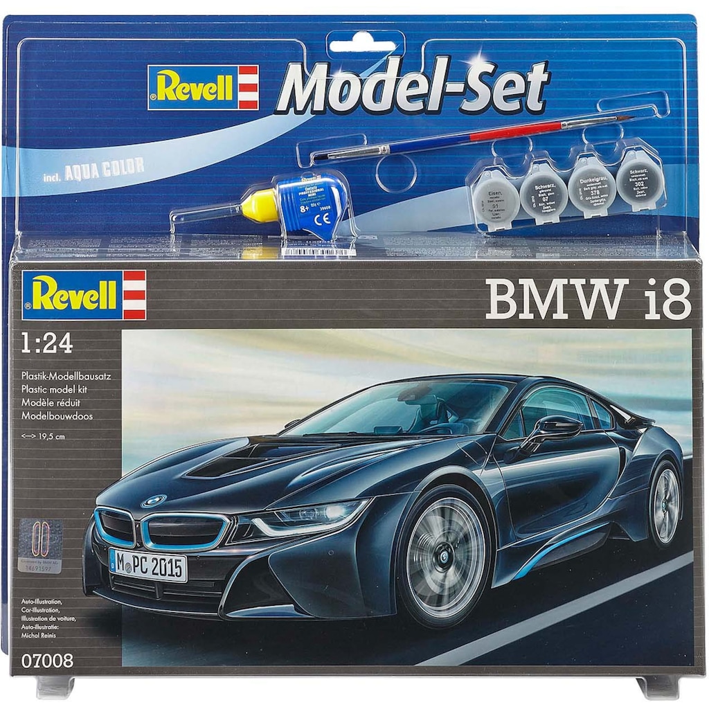 Revell® Modellbausatz »Model Set BMW i8«, 1:24