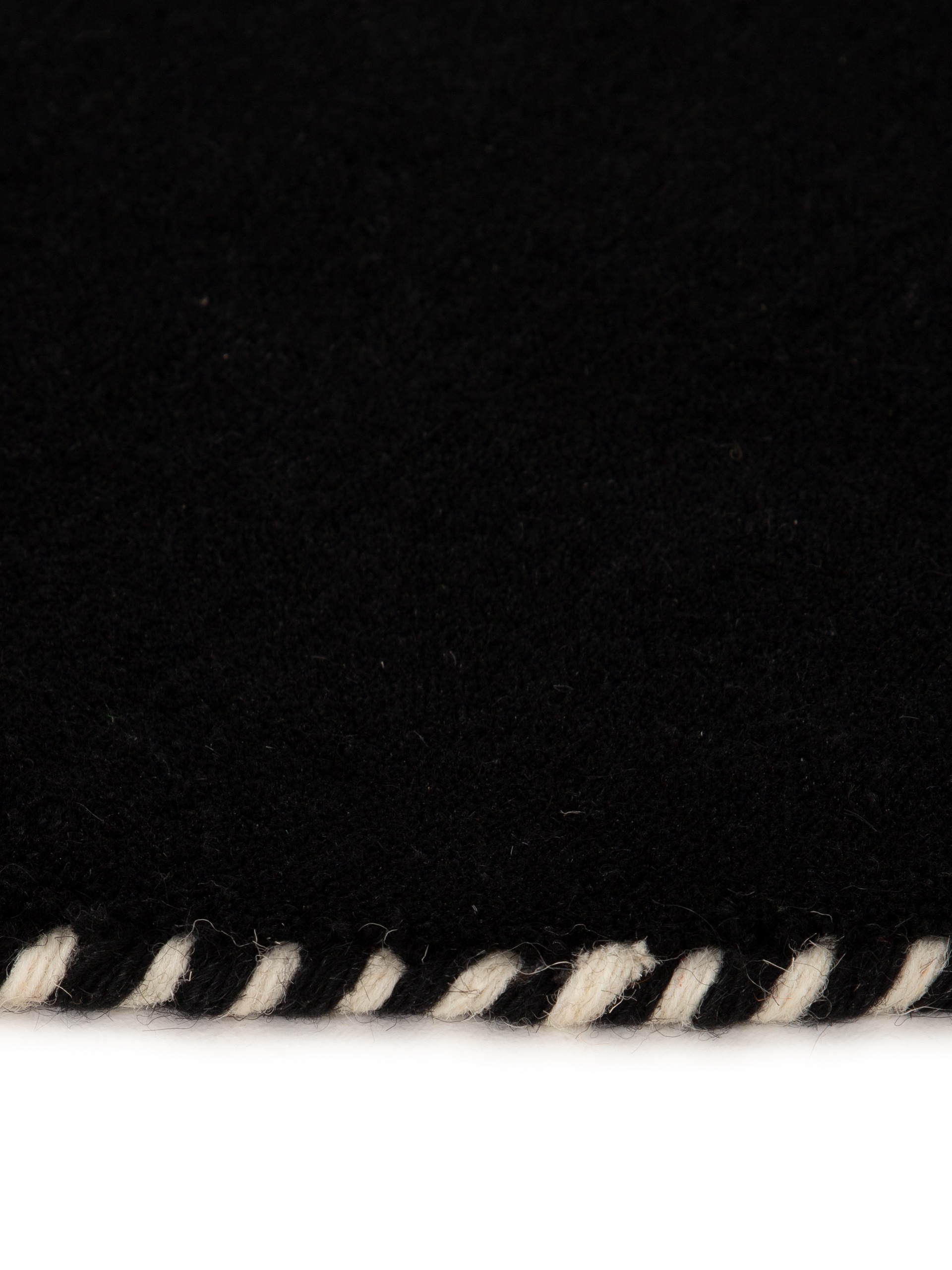 carpetfine Wollteppich »Gabbeh Lola Uni«, rund, 14 mm Höhe, mit natürlichem Pflanzenmaterial von Hand gewebt, auch als Läufer