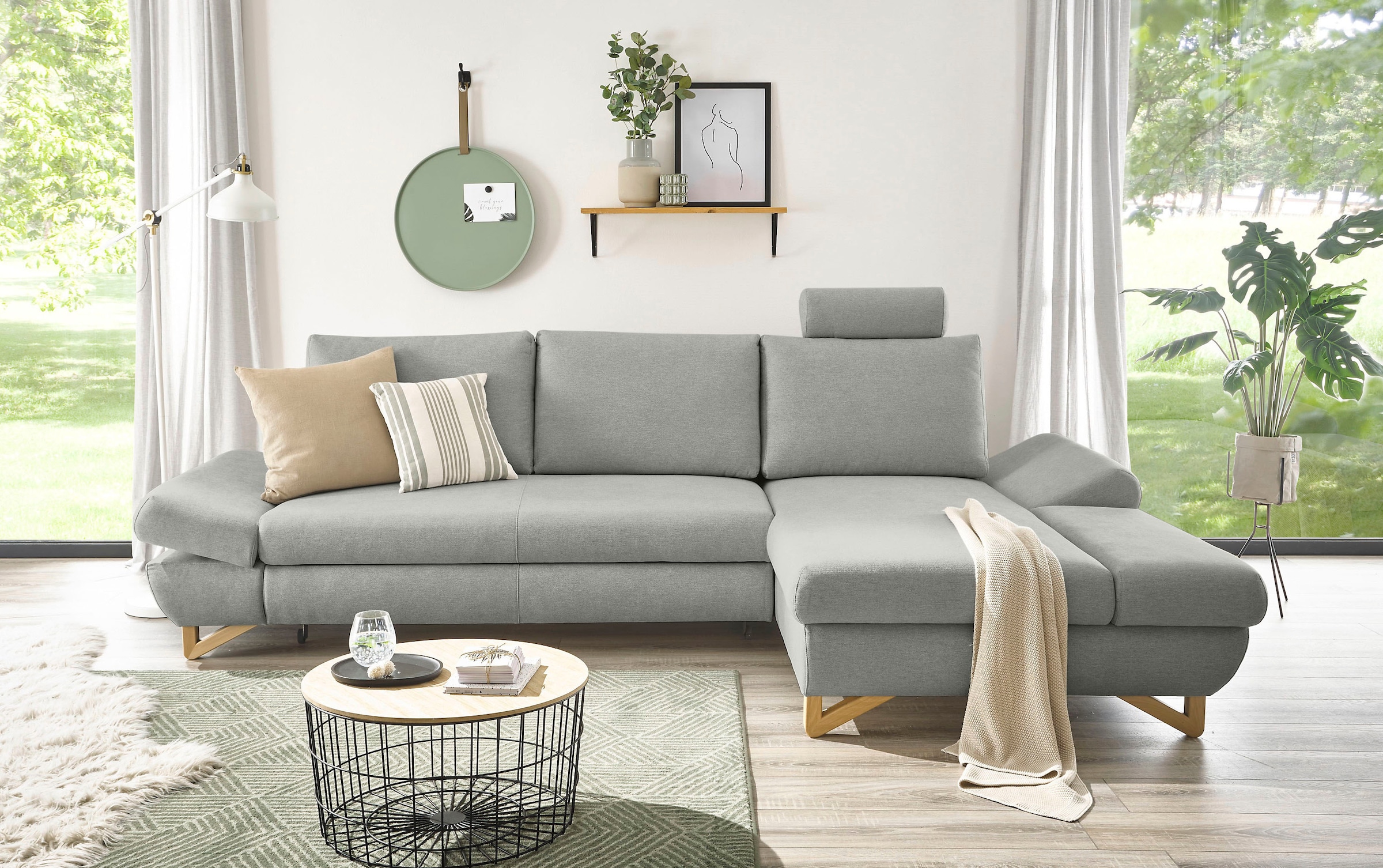 INOSIGN Schlafsofa »City/Giron«, komfortable Bettfunktion (Liegefläche 245 x 138 cm), sowie Bettkasten
