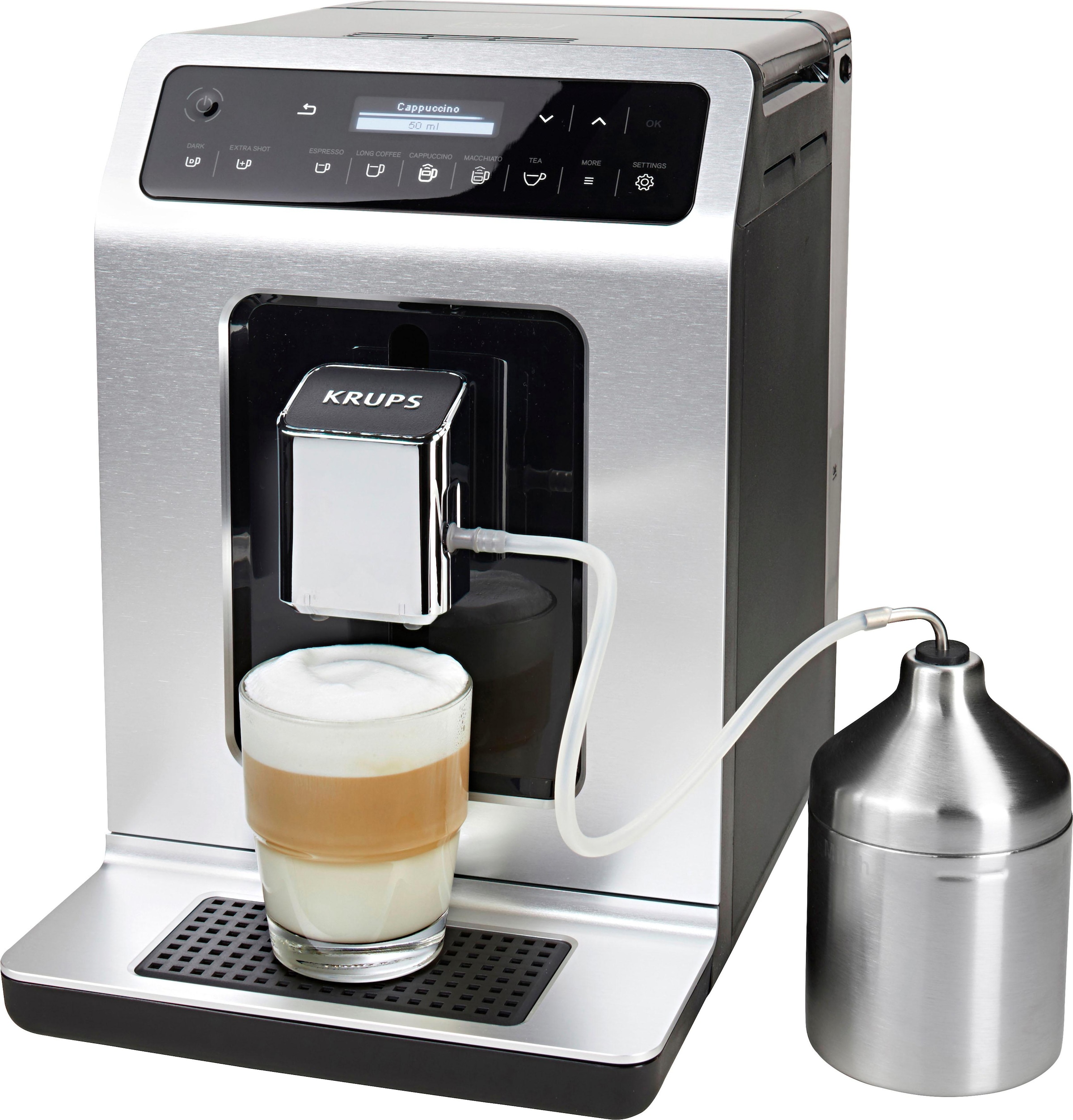 Krups Kaffeevollautomat »EA891D Evidence«, 12 Kaffee- und 3 Tee-Variationen, OLED-Display und Touchscreen