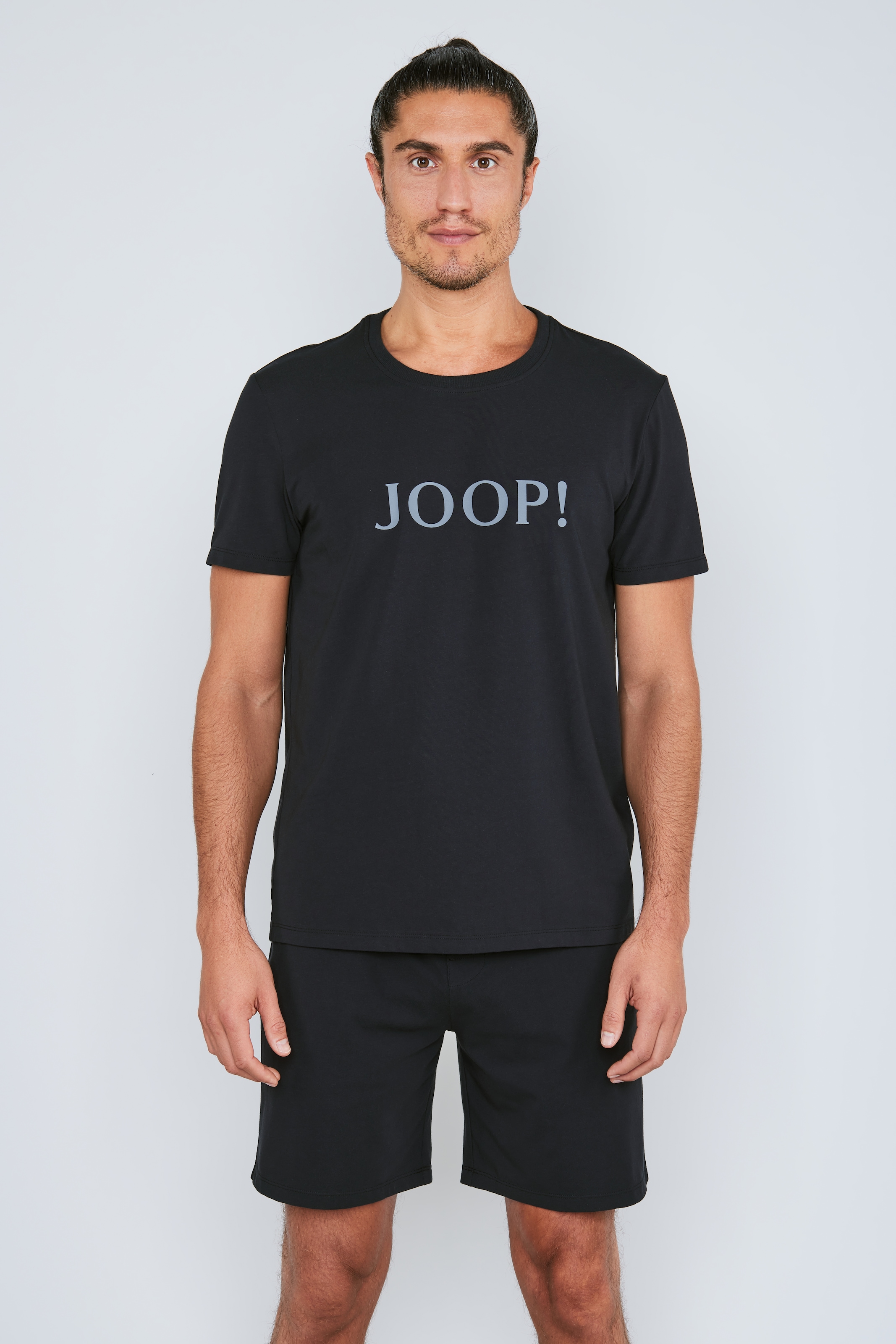 Joop! T-Shirt »Comfort« Rundhalsausschnitt, Logoschriftzug, Kurzärmelig