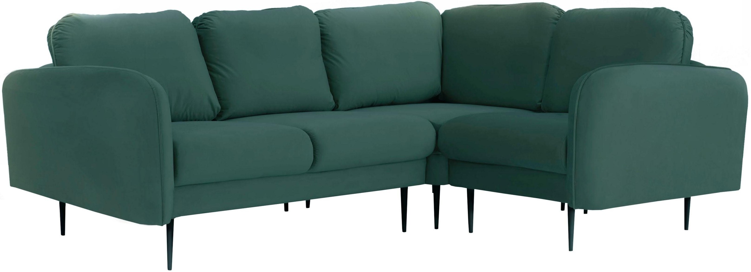 Home affaire Ecksofa »Skidi L-Form« mit losen Rückenkissen und Keder oben a günstig online kaufen