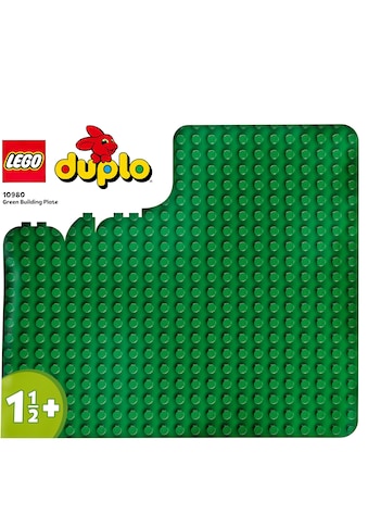 Konstruktionsspielsteine »Bauplatte in Grün (10980), LEGO® DUPLO Classic«, (1 St.)