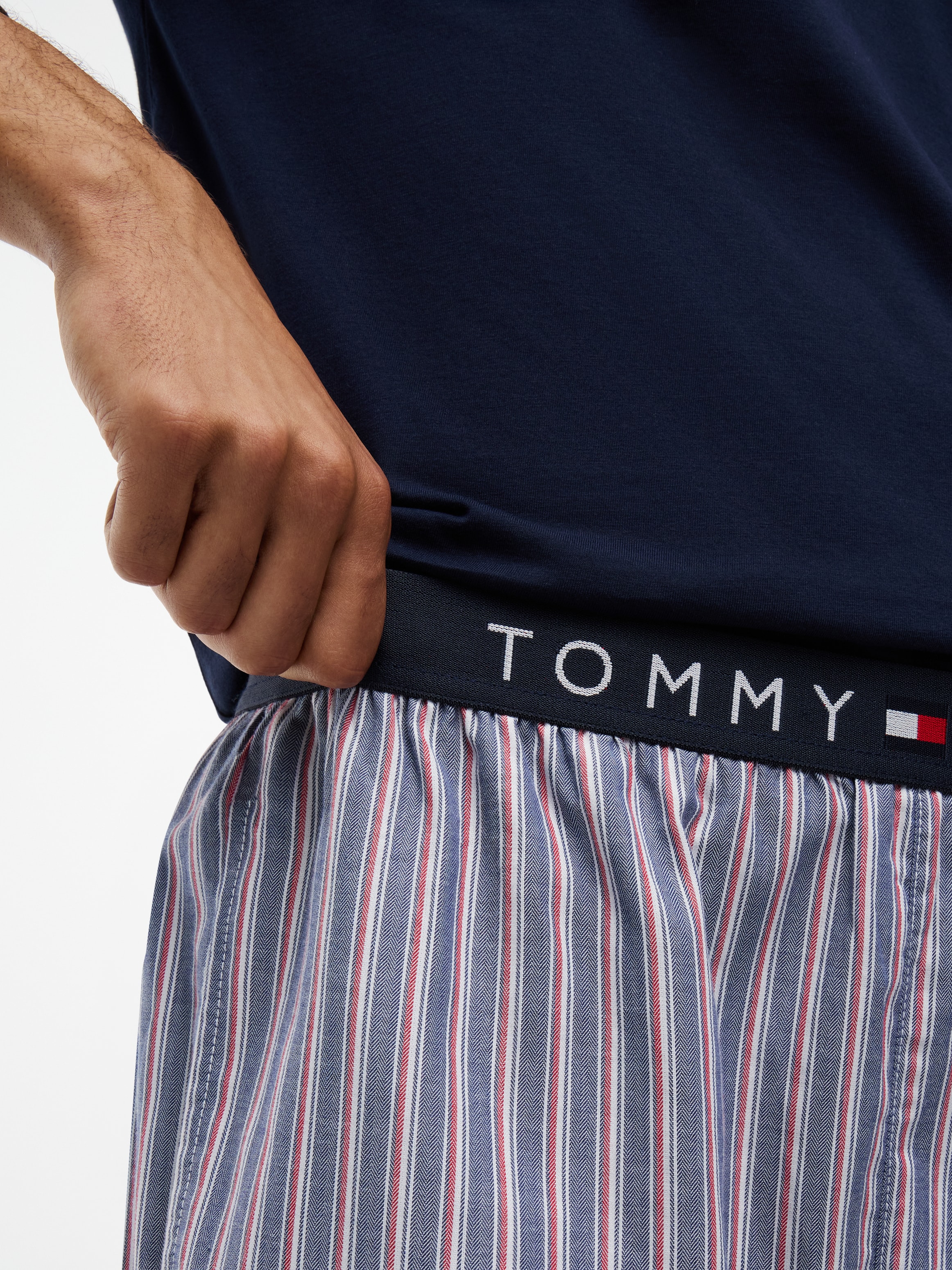 Tommy Hilfiger Underwear Pyjama »LS WOVEN PJ SET PRINT«