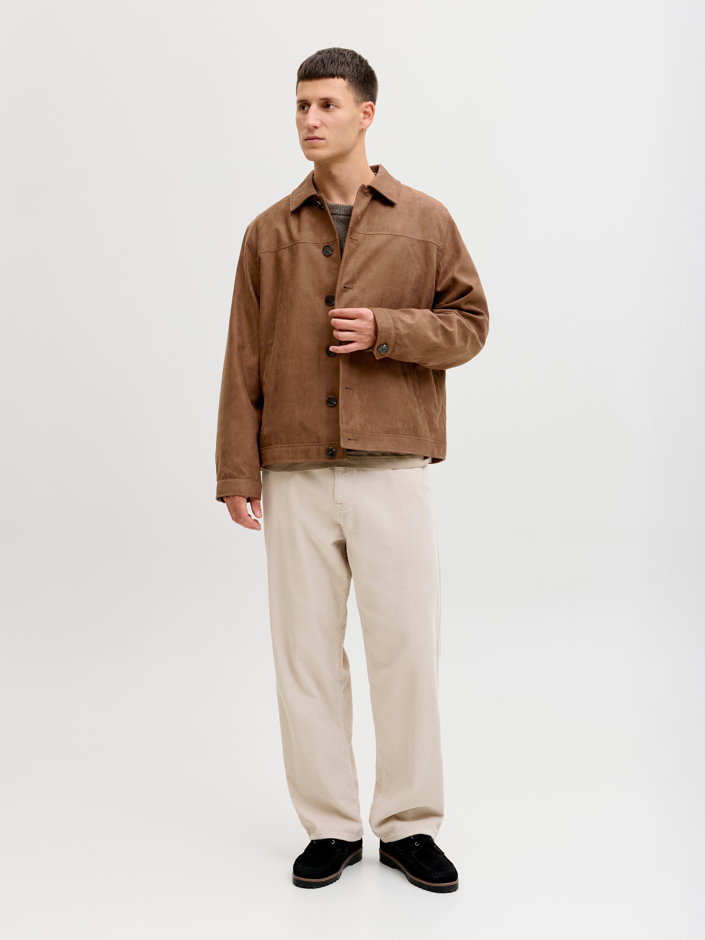 Jack & Jones Hemdjacke »JJECASABLANCA SHACKET SN« mit auffälliger Knopfleiste