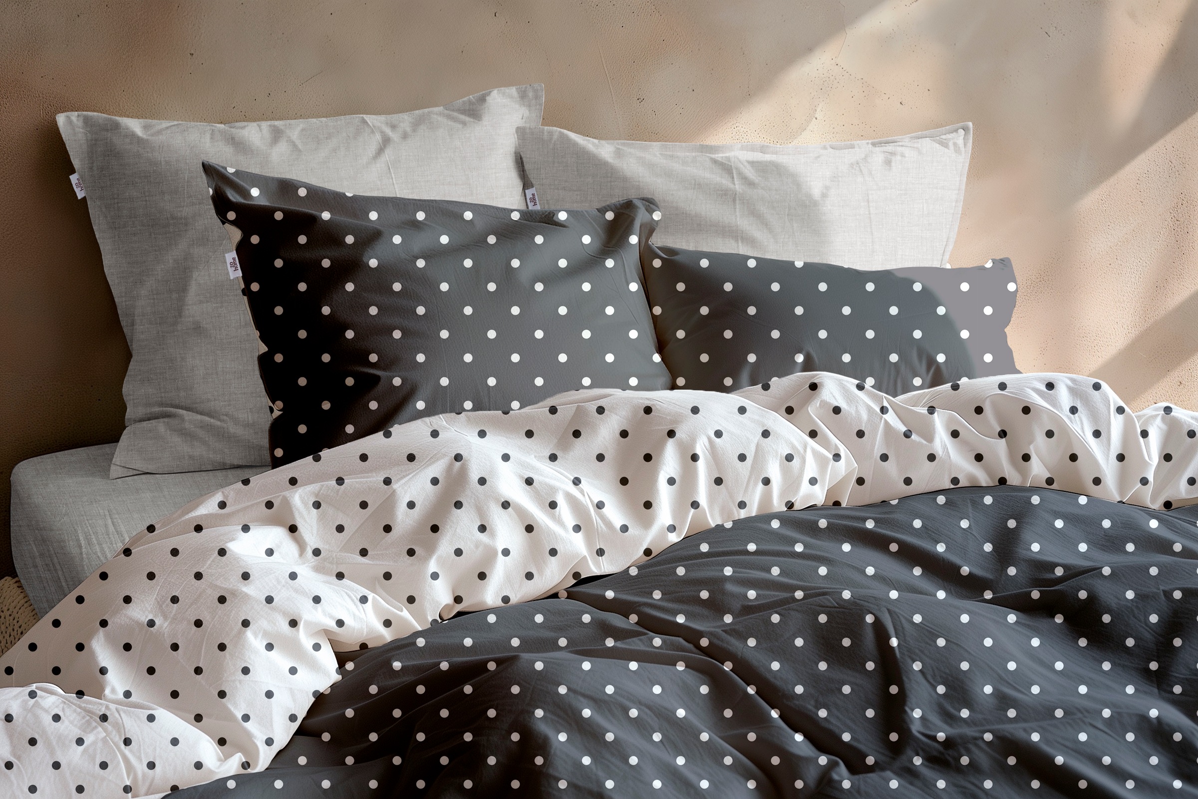 ZO HOME Bettwäsche »Zohome Bettwäsche Baumwolle Punta-di-Cotone« 2 Bettwäsche aus 100% Baumwolle, hochwertige Renforcé, ab 135x200 cm.