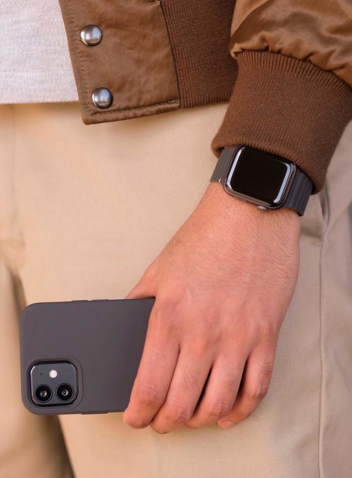 DECODED Smartwatch-Armband »Silikon Magnetic Traction Strap Lite«