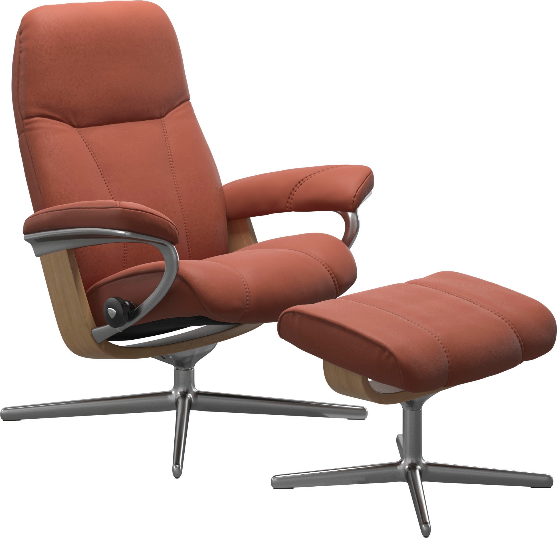 Stressless® Relaxsessel »Consul« Set, Relaxsessel mit Hocker, mit Hocker, m günstig online kaufen
