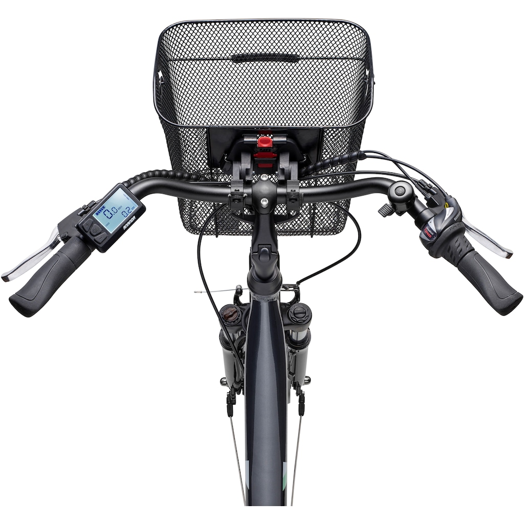 Telefunken E-Bike »Multitalent RC822«, 7 Gang, Shimano, Tourney, Frontmotor 250 W, (ca. 100 km Reichweite-2 V-Bremsen-Beleuchtung-Straßenzulassung)