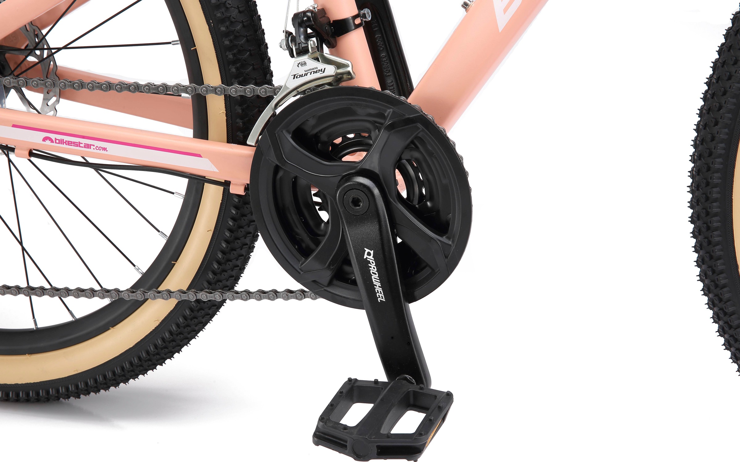 Bikestar Jugendfahrrad, 21 Gang, Shimano, RD-TY21 Schaltwerk, Kettenschaltung