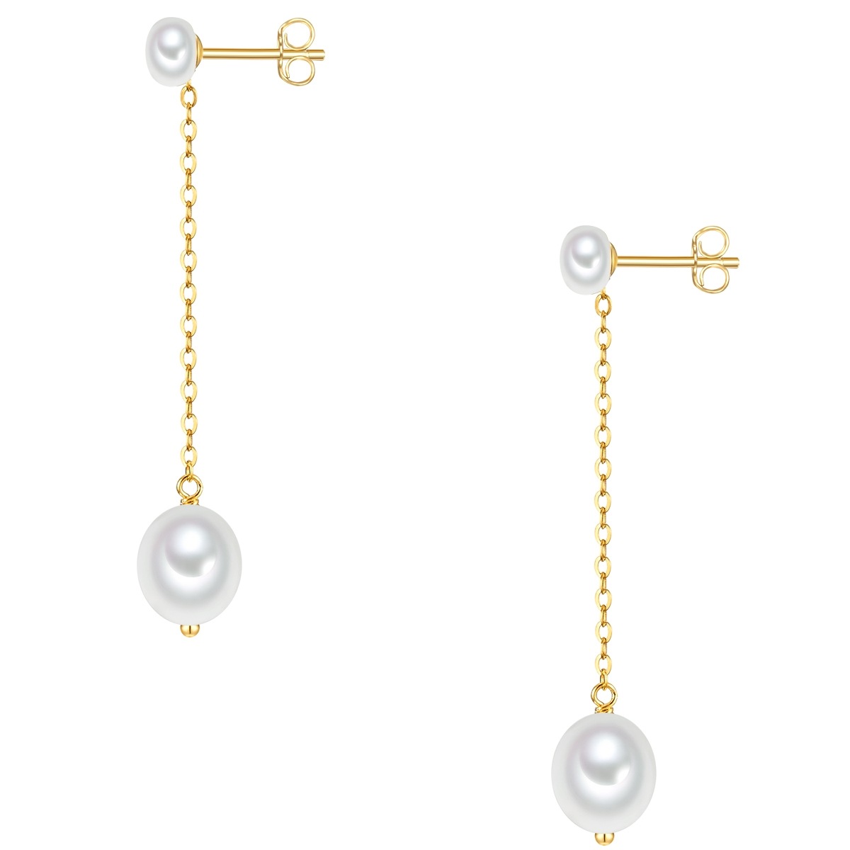 Valero Pearls Paar Ohrhänger »Set: VP865«, (2 tlg.), aus Sterling Silber