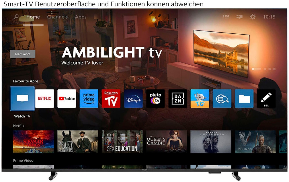 Philips QLED-Fernseher »43PUS7800/12«, 4K Ultra HD, Smart-TV