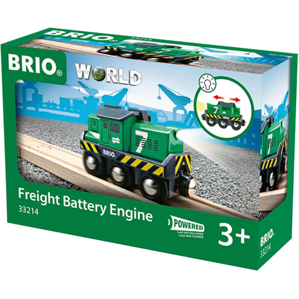 BRIO® Spielzeug-Eisenbahn »BRIO® WORLD, Batterie Frachtlok«