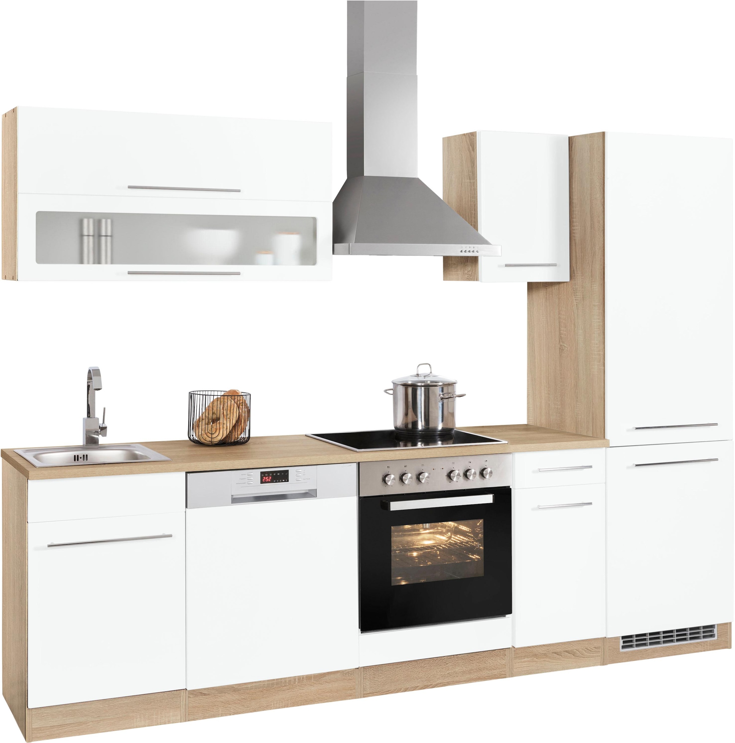 KOCHSTATION Küchenzeile »KS-Eton« ohne E-Geräte, Breite 270 cm