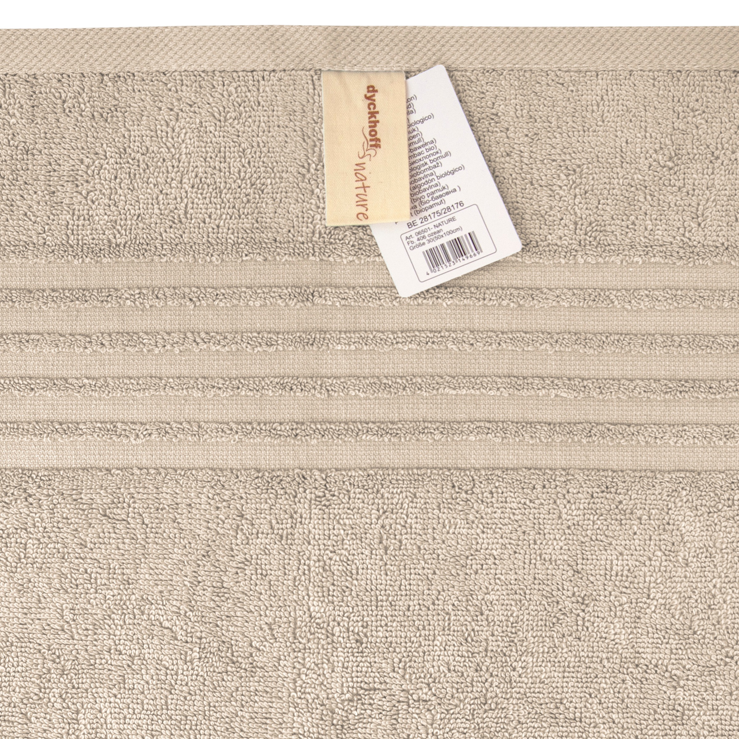 Dyckhoff Handtuch Set »Nature«, Set, 6 tlg., Frottier, 6er Set: 4x Handtücher, je 50 x 100 cm & 2x Badetuch 70 x 140 cm