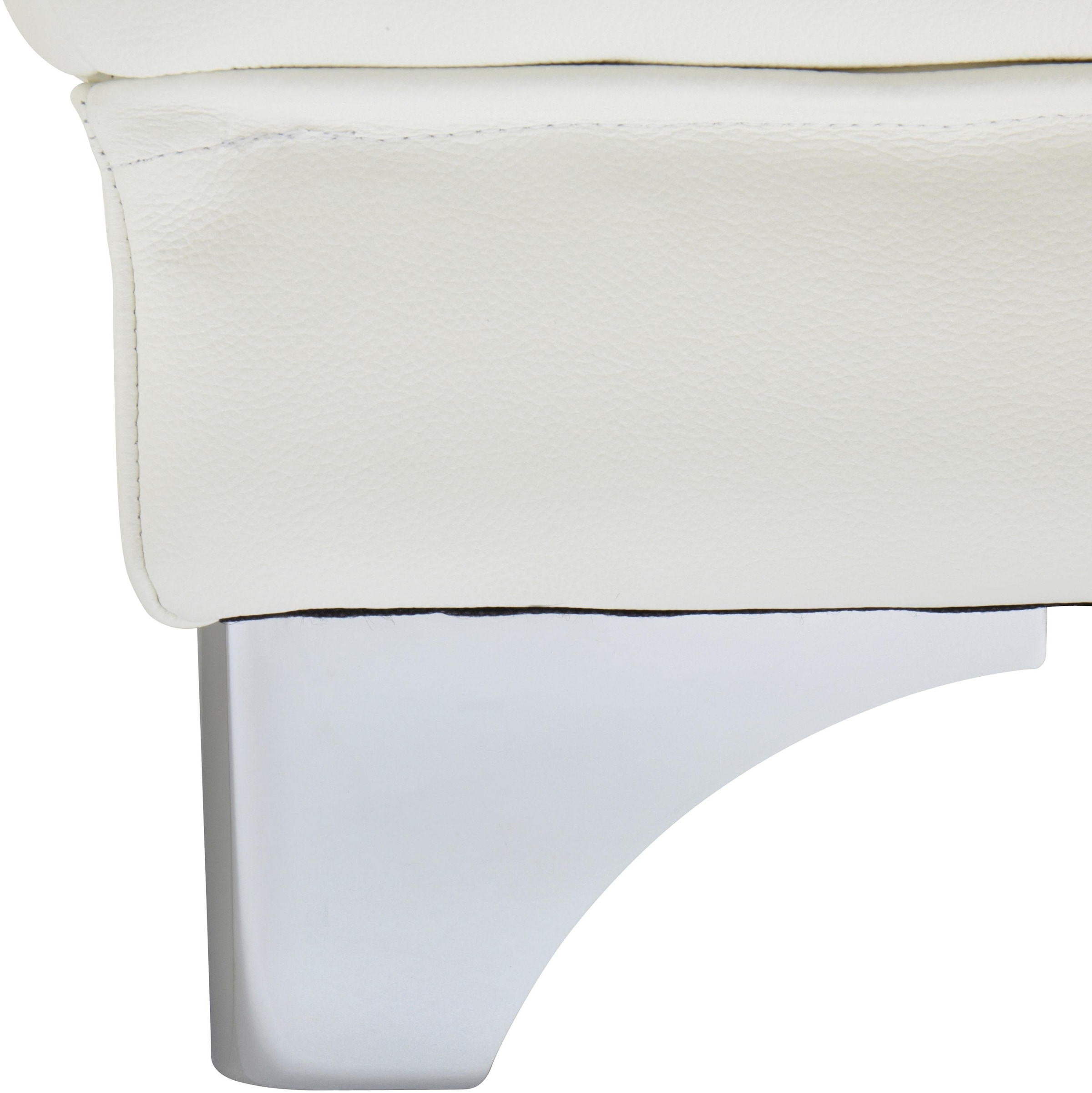 COTTA Polstergarnitur »Enterprise L-Form«, (Set), Set bestehend aus: Ecksofa mit Arm- & Kopfteilverstellung & Hocker