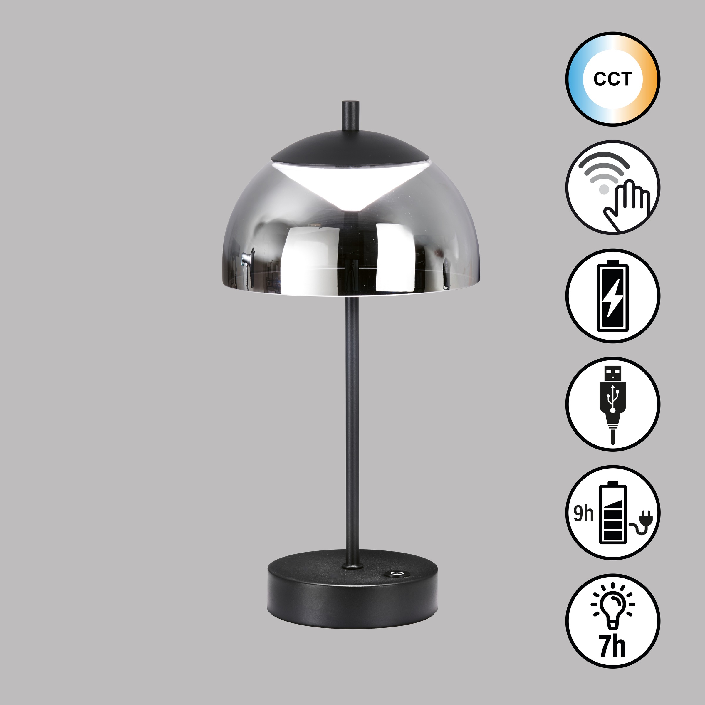 easy! BY FHL LED Tischleuchte »Riva«, 1 flammig, Leuchtmittel LED-Modul   L günstig online kaufen