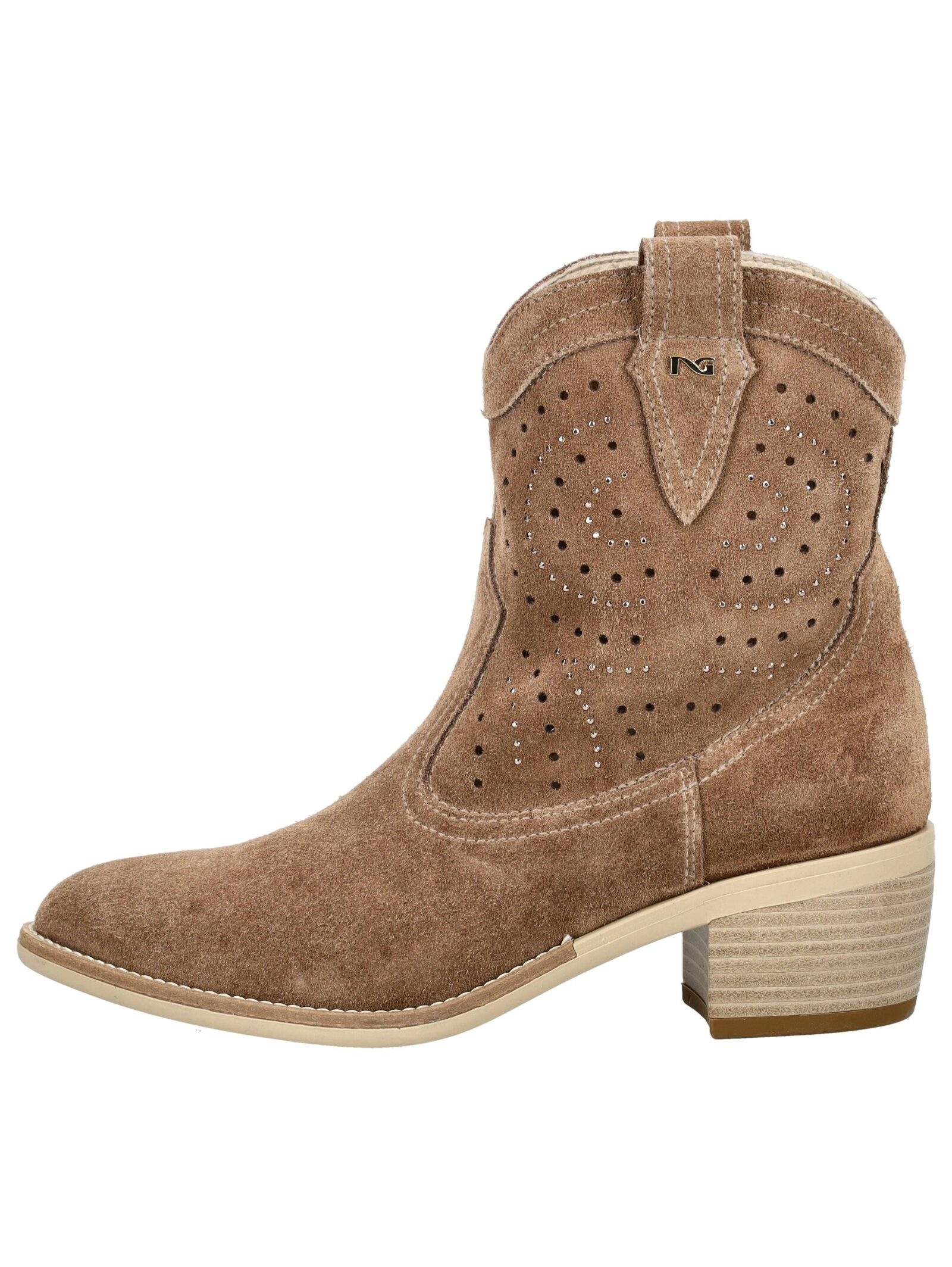 Nero Giardini Bikerboots »Nero Giardini Stiefelette Veloursleder«