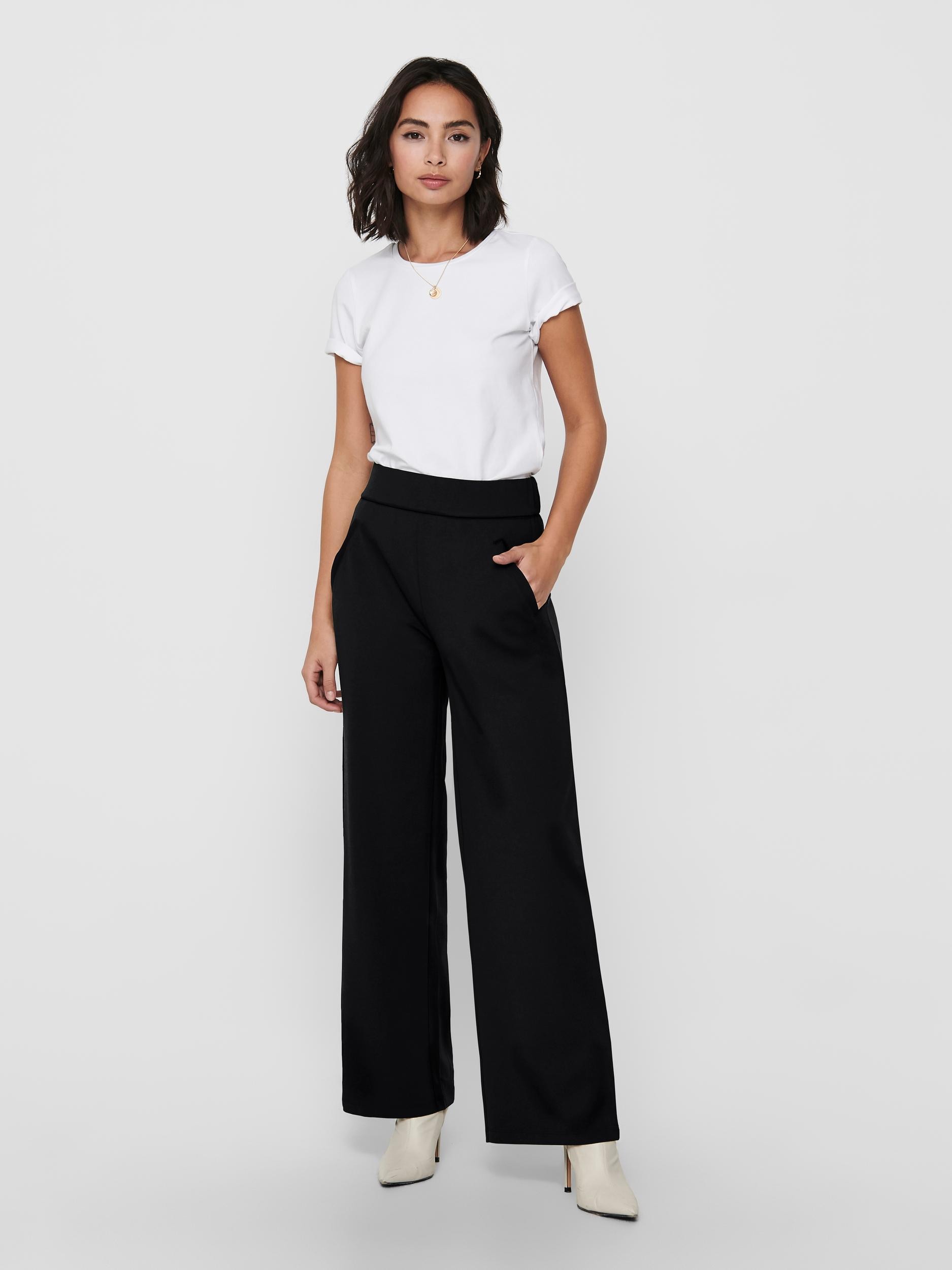 JDY Schlupfhose »JDYLOUISVILLE CATIA WIDE PANT JRS NOOS«, hinten mit elastischem Bündchen