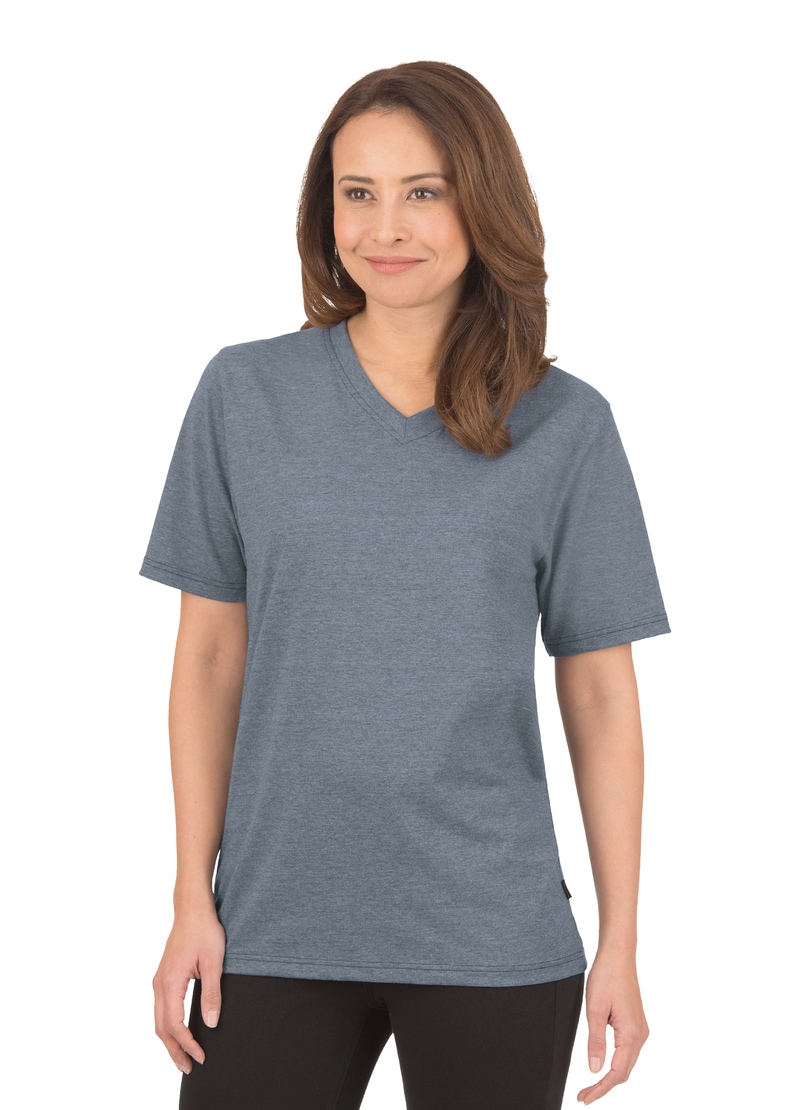 »TRIGEMA Baumwolle« bestellen DELUXE T-Shirt V-Shirt Trigema