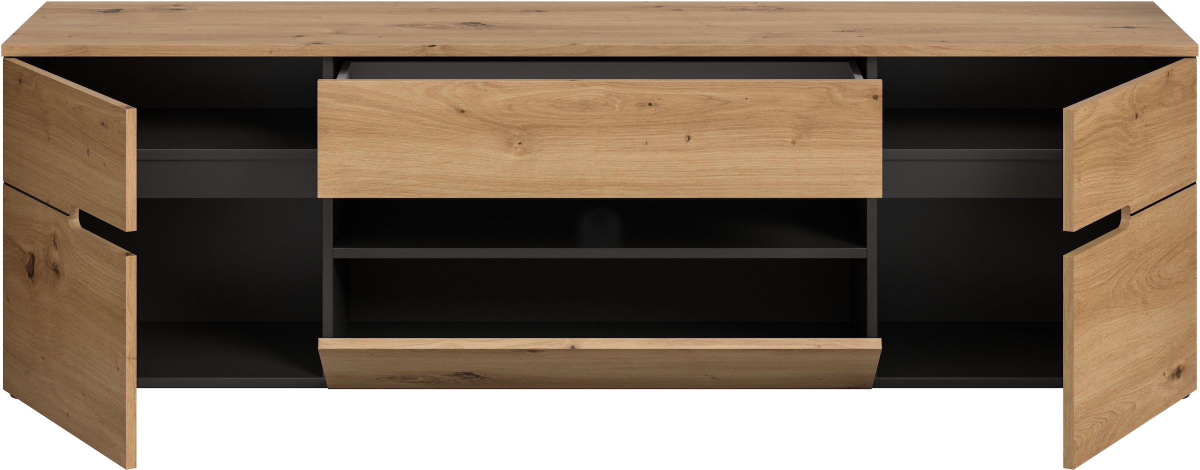 INOSIGN TV-Schrank »REHAT, TOPSELLER!, Breite 184 cm, 2 Türen, 1 Klappe, 1 Schublade« 1 Stk. tlg. Lowboard, TV Lowboard, Anrichte, Fernsehschrank, Sideboard