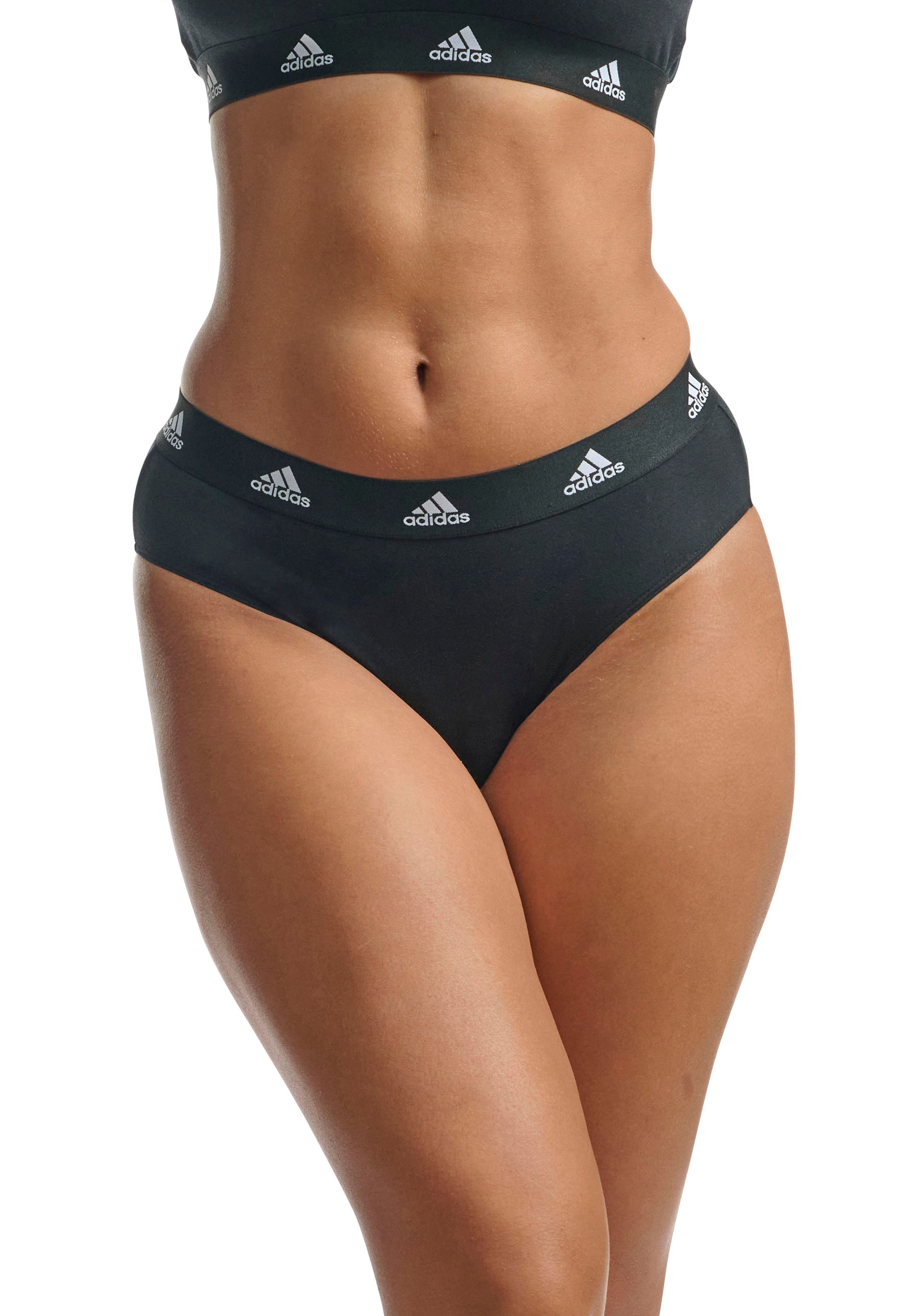 adidas Sportswear Bikinislip »Sport Active Comfort Cotton«, (3er Pack), mit Real Cool Cotton-Technologie