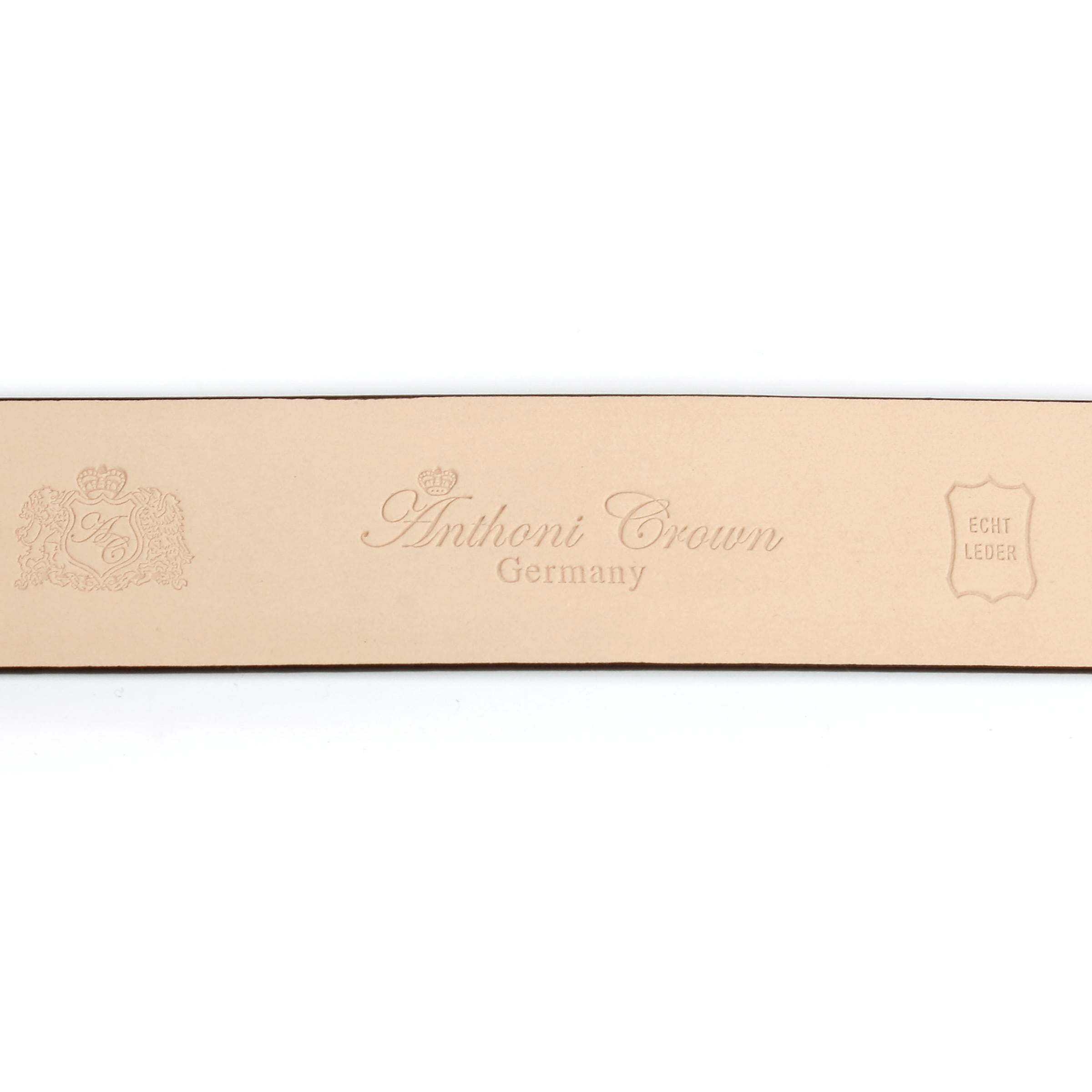 Anthoni Crown Ledergürtel in goldfarben