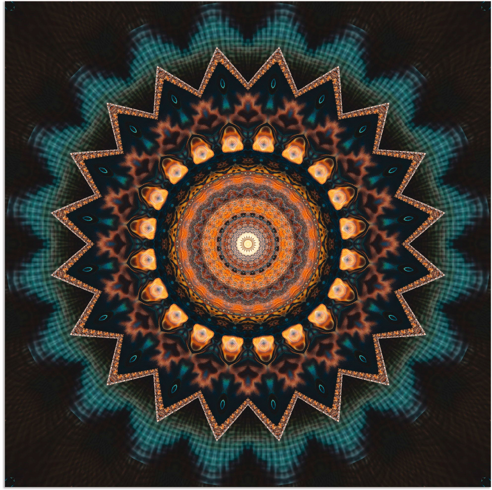 Artland Wandbild »Mandala kosmisches Bewusstsein«, Muster, (1 St.), als Alu günstig online kaufen