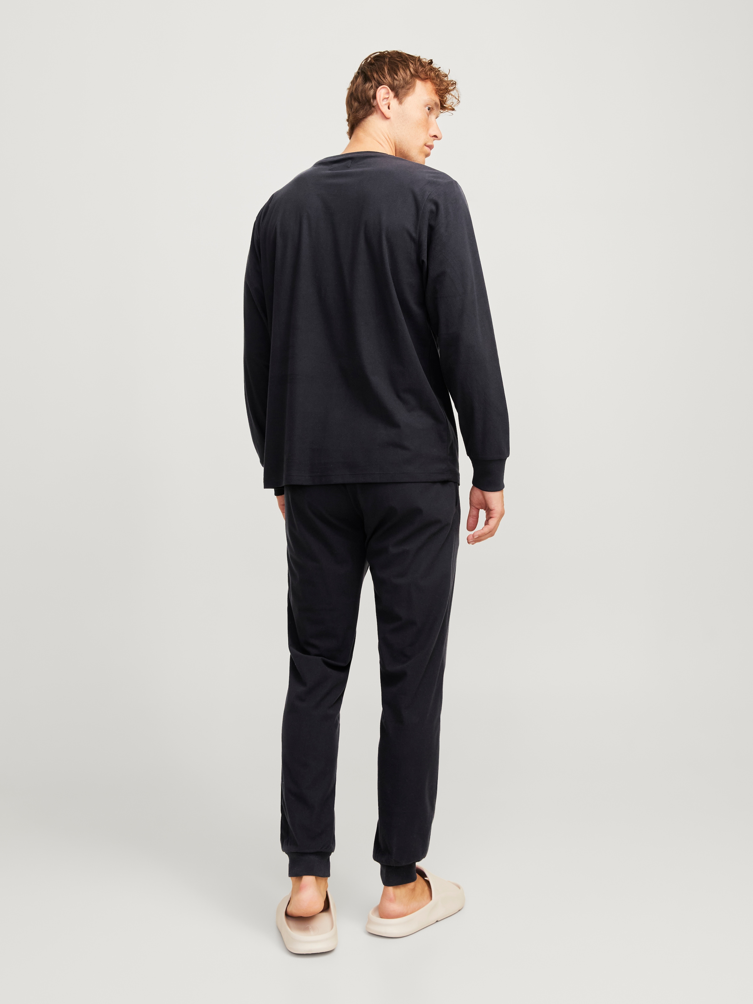 Jack & Jones Langarmshirt »JACSOLID LOUNGE SET W NOOS«, (Set, 2 tlg.)