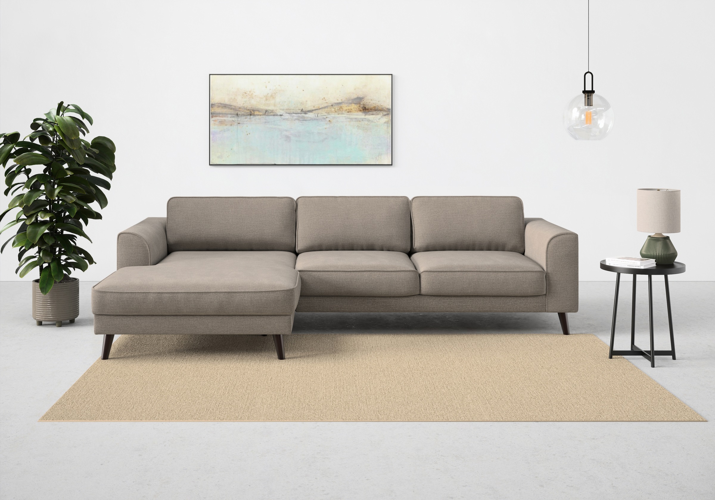 TRENDMANUFAKTUR Ecksofa »Lumber Jack, elegantes Designsofa, zeitlos modern, günstig online kaufen