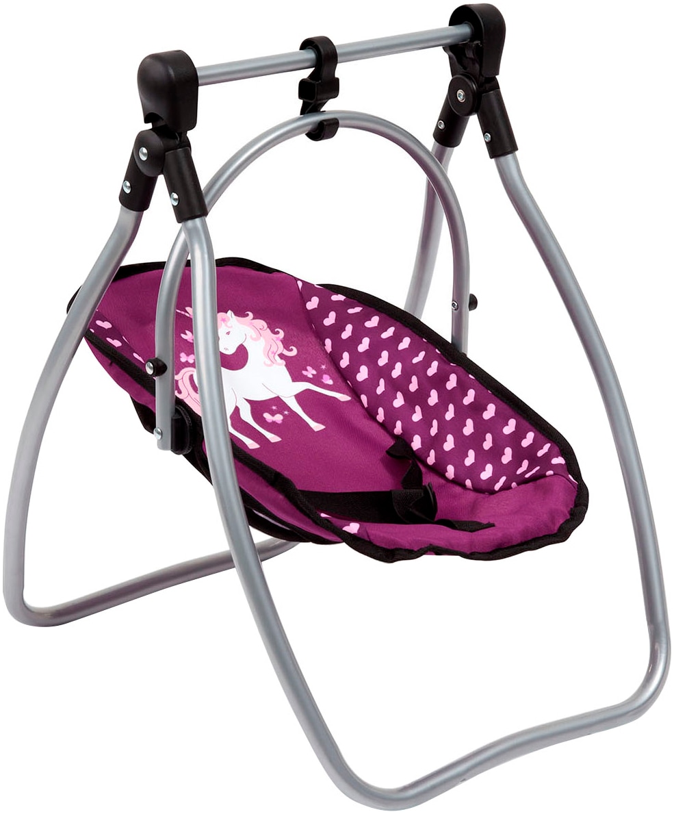 Bayer Puppen Accessoires-Set »Vario bordeaux«, (Set, 6 tlg.), mit multifunktionalem Sitz