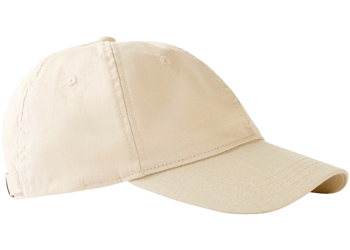 bonprix Baseball Cap aus Leinen, leichtes Material, Baseball Cap Form, mit Sonnenschutz