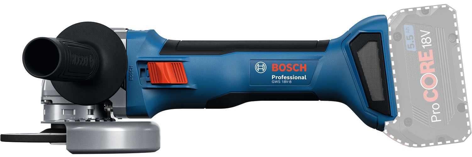 Bosch Professional Akku-Winkelschleifer »»GWS 18V-8«« in L-BOXX 136, ohne Akku, ohne Ladegerät