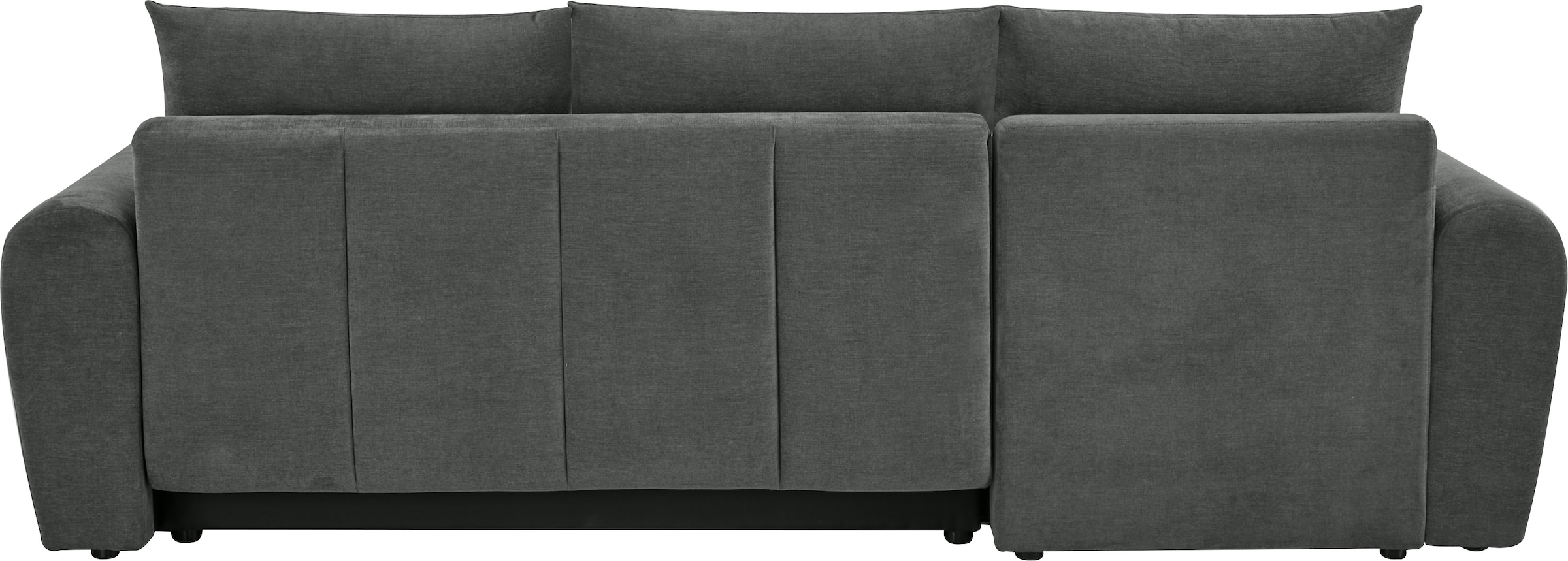 Home affaire Ecksofa »Nortrud, 241 cm, L-Form, mit Schlaffunktion u. Bettkasten« Recamiere rechts / links montierbar, in Cord und Webstoff